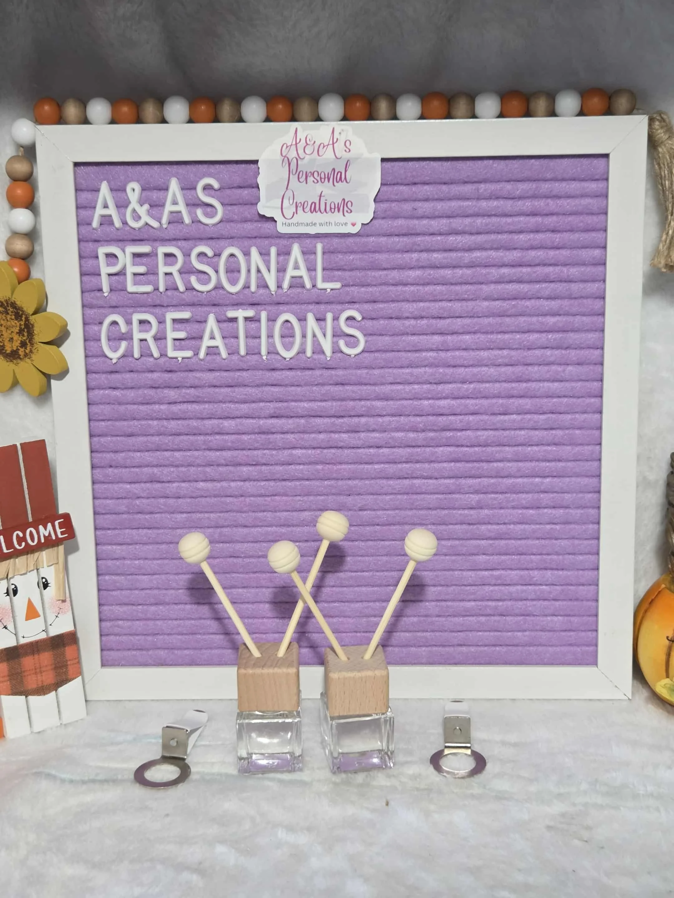 Vent clip car diffusers