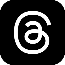 Black background with white Instagram logo