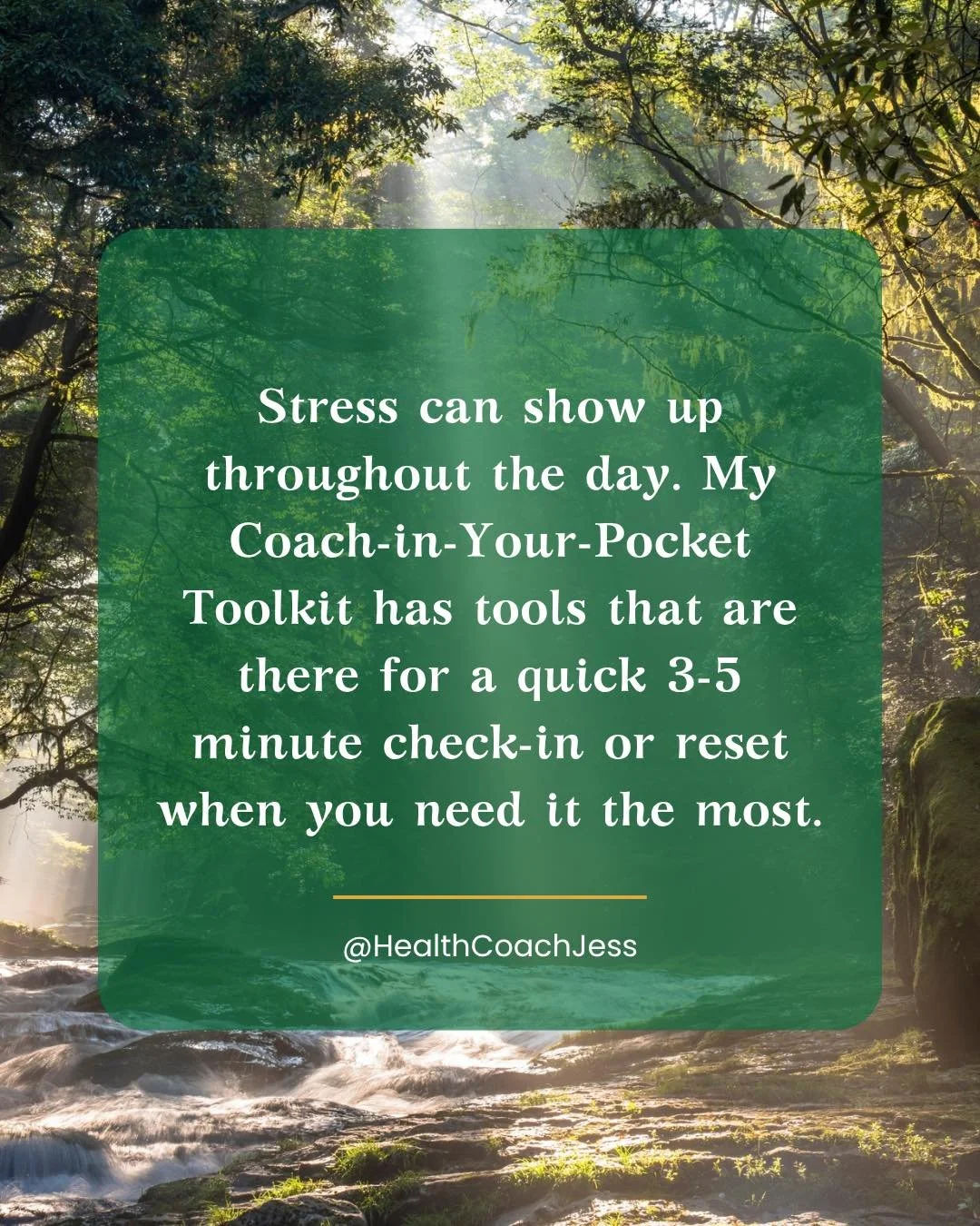 #WednesdayWellness Let&rsquo;s check in ⬇️

Over the last week, have you thought or said any of the below?

&ldquo;I'm stressed or overwhelmed.&rdquo;
&ldquo;I know I need to make some changes.&rdquo;
&ldquo;I don't even know where to start.&rdquo;
&