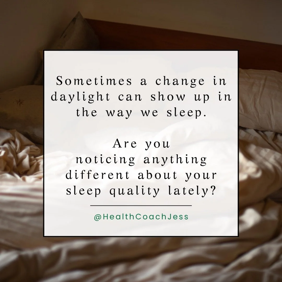 #FridayFocus Sleep Quality and Changing Seasons

Sometimes a change in daylight can show up in the way we sleep and how rested we feel in the morning.

Are you noticing anything different about your sleep quality lately?

👉 If you&rsquo;re curious t