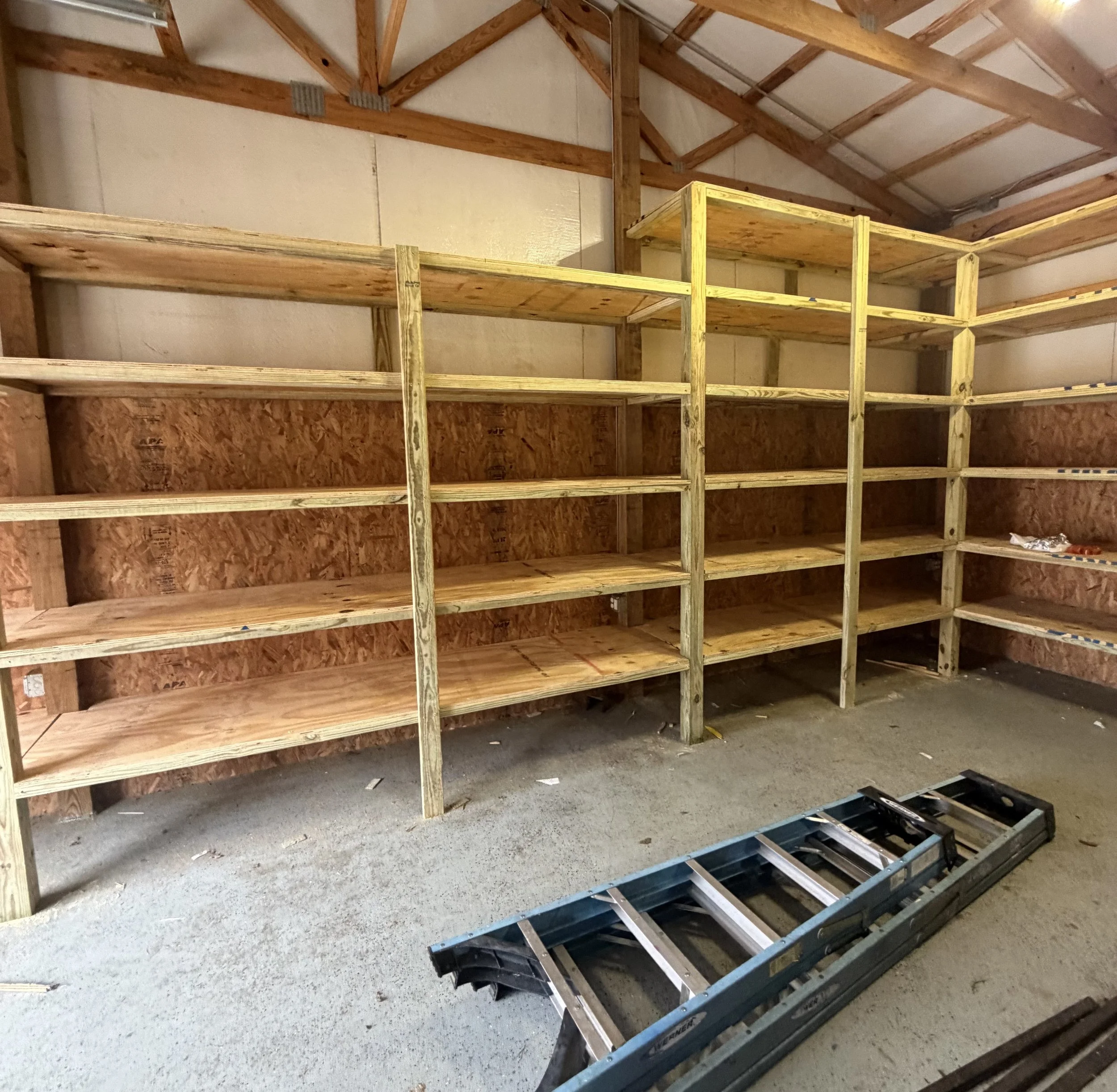 Custom Wood Shelving