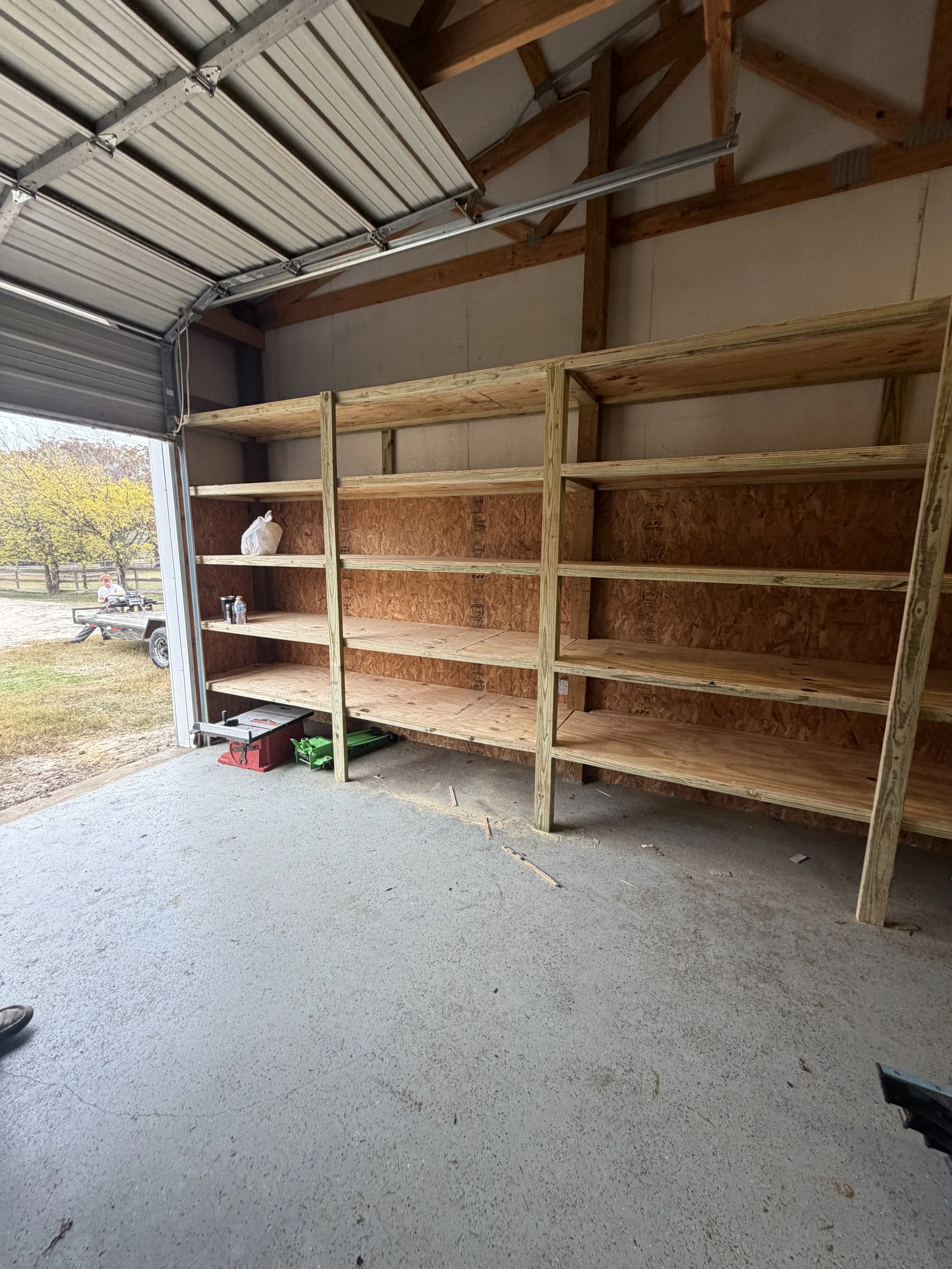 Custom Wood Shelving
