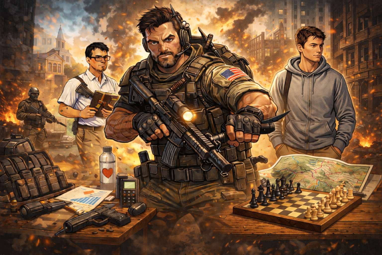 Gray Man Urban Survival Tactical Operations