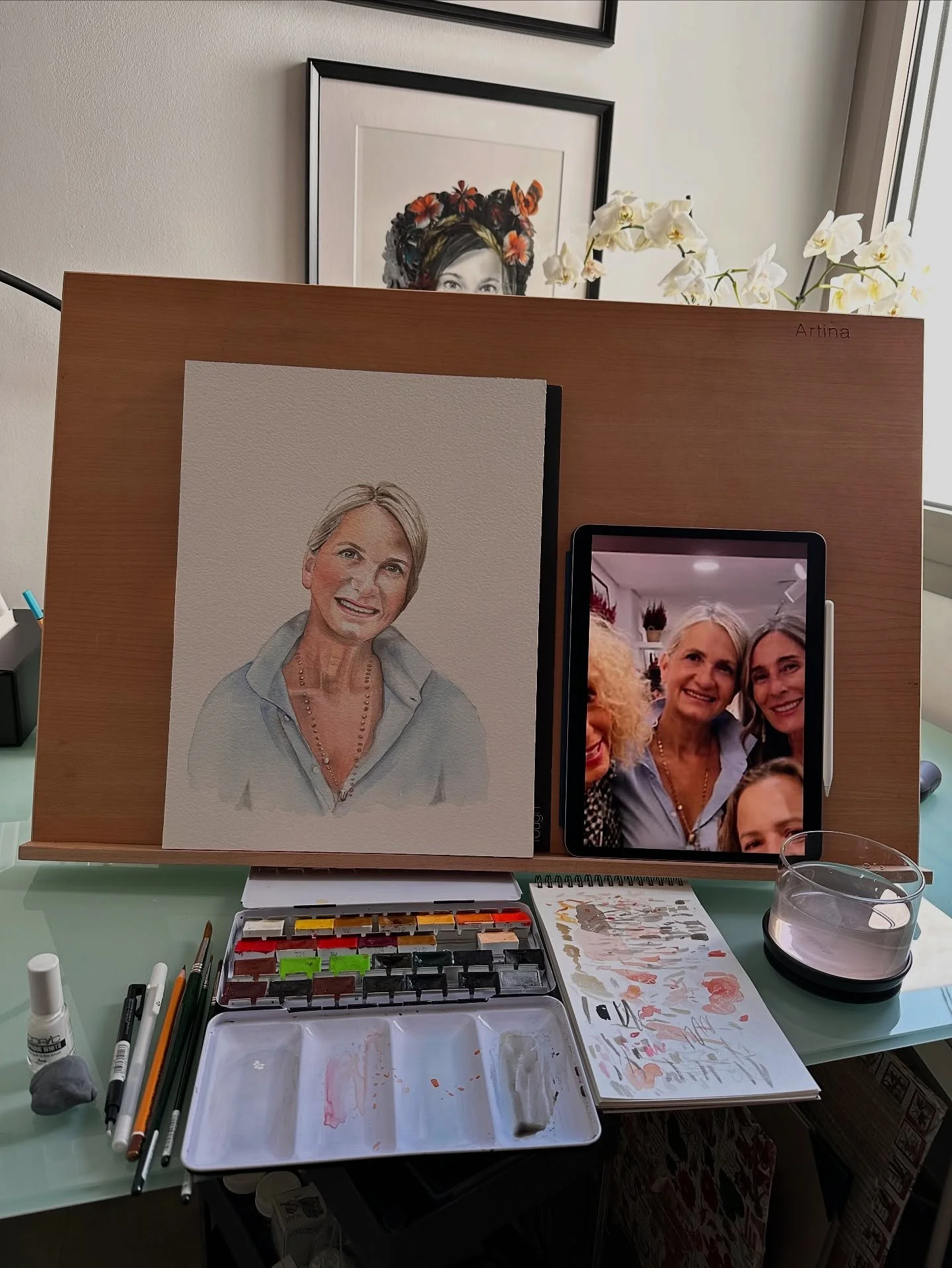 Making of de Maria
Este retrato de mi amiga Mar&iacute;a lo empec&eacute; a finales de junio esperando d&aacute;rselo para su cumplea&ntilde;os&hellip; pero la vida me puso una dificultad en el camino que hizo que parara moment&aacute;neamente y que 