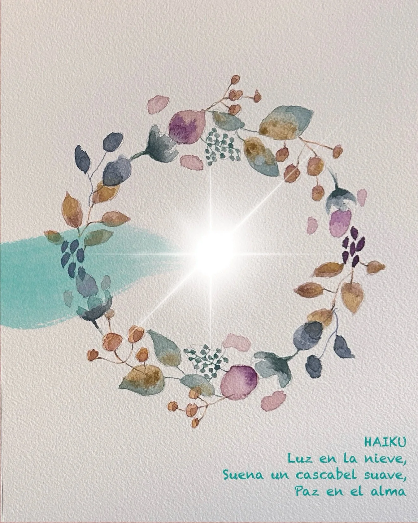 FELIZ NAVIDAD

Con estas coronas de Navidad hechas con los mismos colores que el retrato del Taller Color y Emoci&oacute;n de @almuruiz.art quiero desearos a todos:
&iexcl;FELIZ NAVIDAD! desde la calma, la paz y la tranquilidad que me gustar&iacute;a