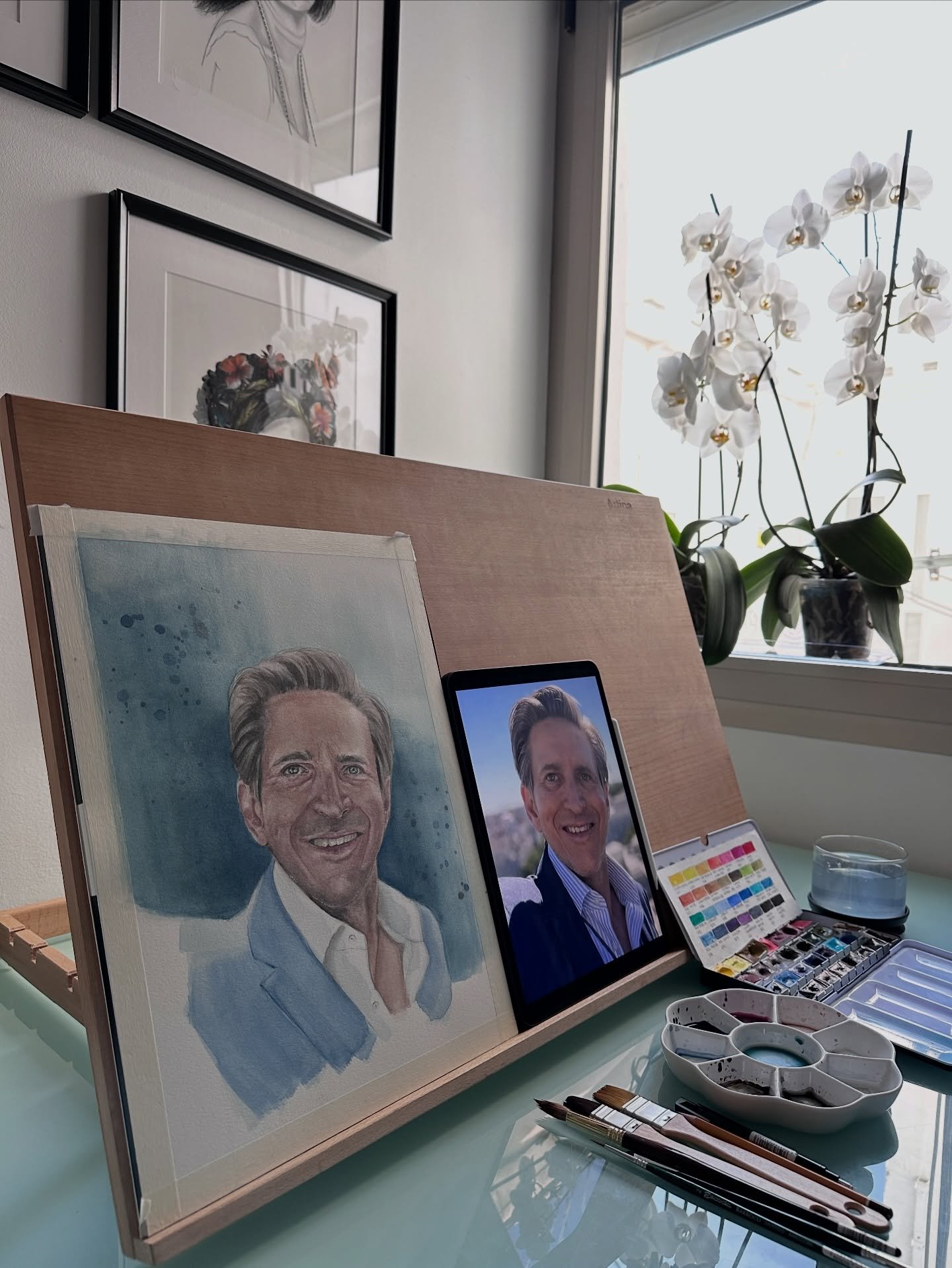 Making of
Jose

Una de las &eacute;pocas en las que me encanta pintar es en primavera junto a mis orqu&iacute;deas floreciendo.
Este retrato ha sido un disfrute continuo acompa&ntilde;ada por las orqu&iacute;deas.
Jose tiene los ojos verdosos y su tr