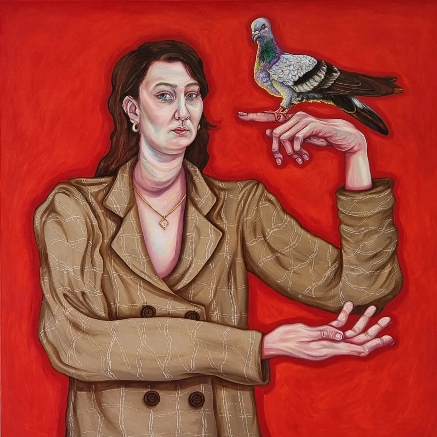 Working Girl, Oil on Canvas, 2024