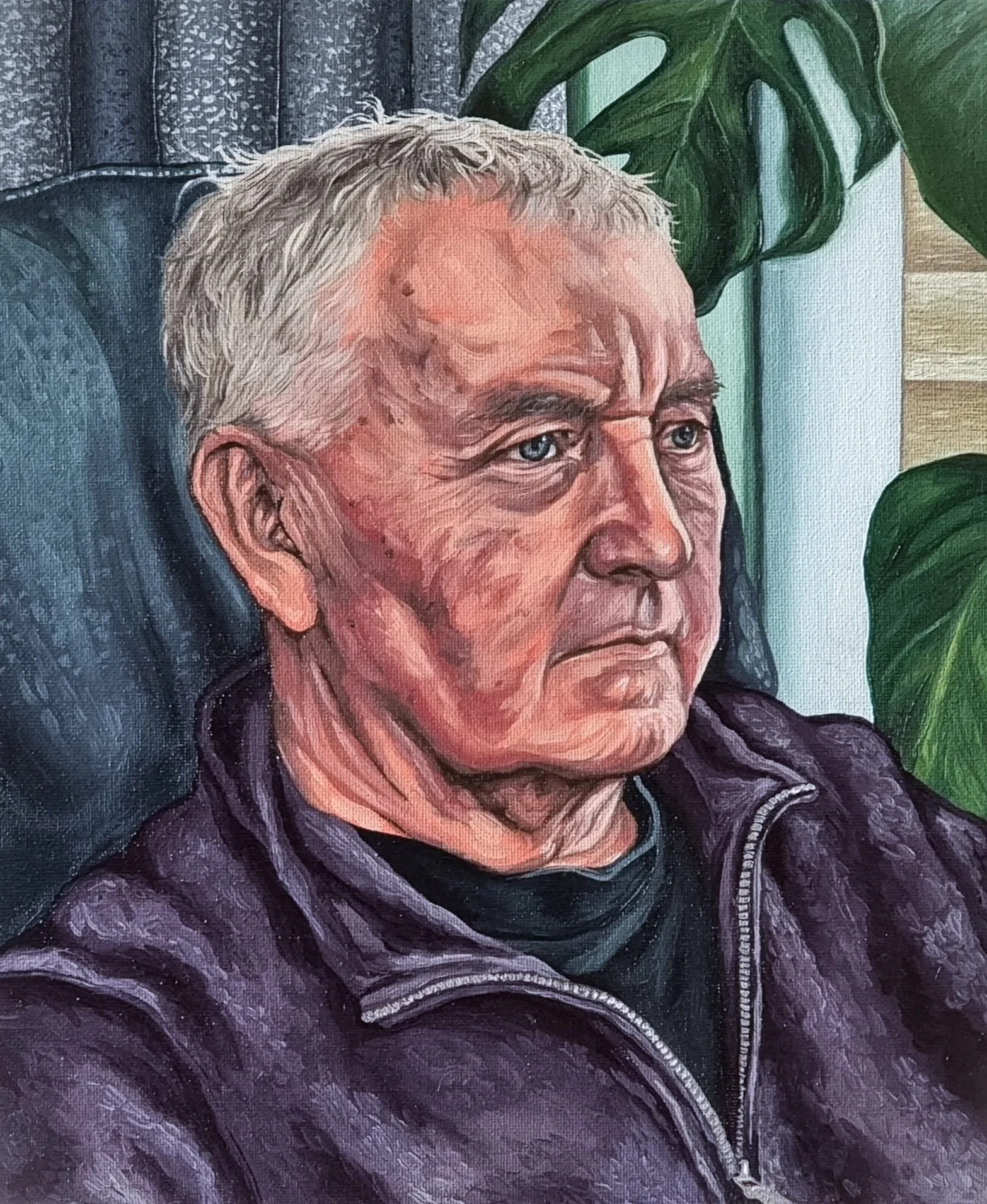 Dad, Oil on Canvas Board, 2025