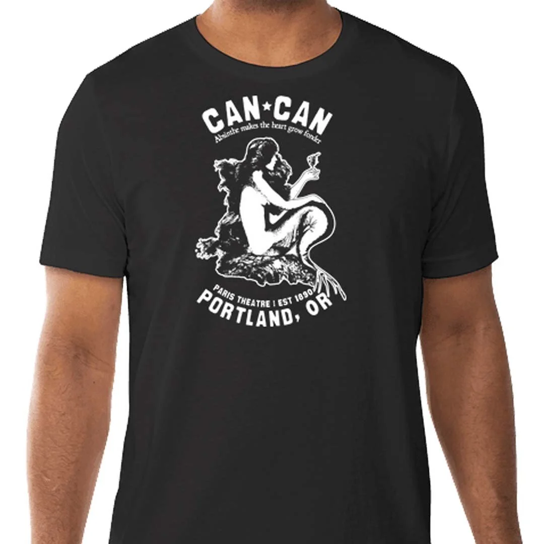 PDX Absinthe Mermaid Shirt - Black.jpg