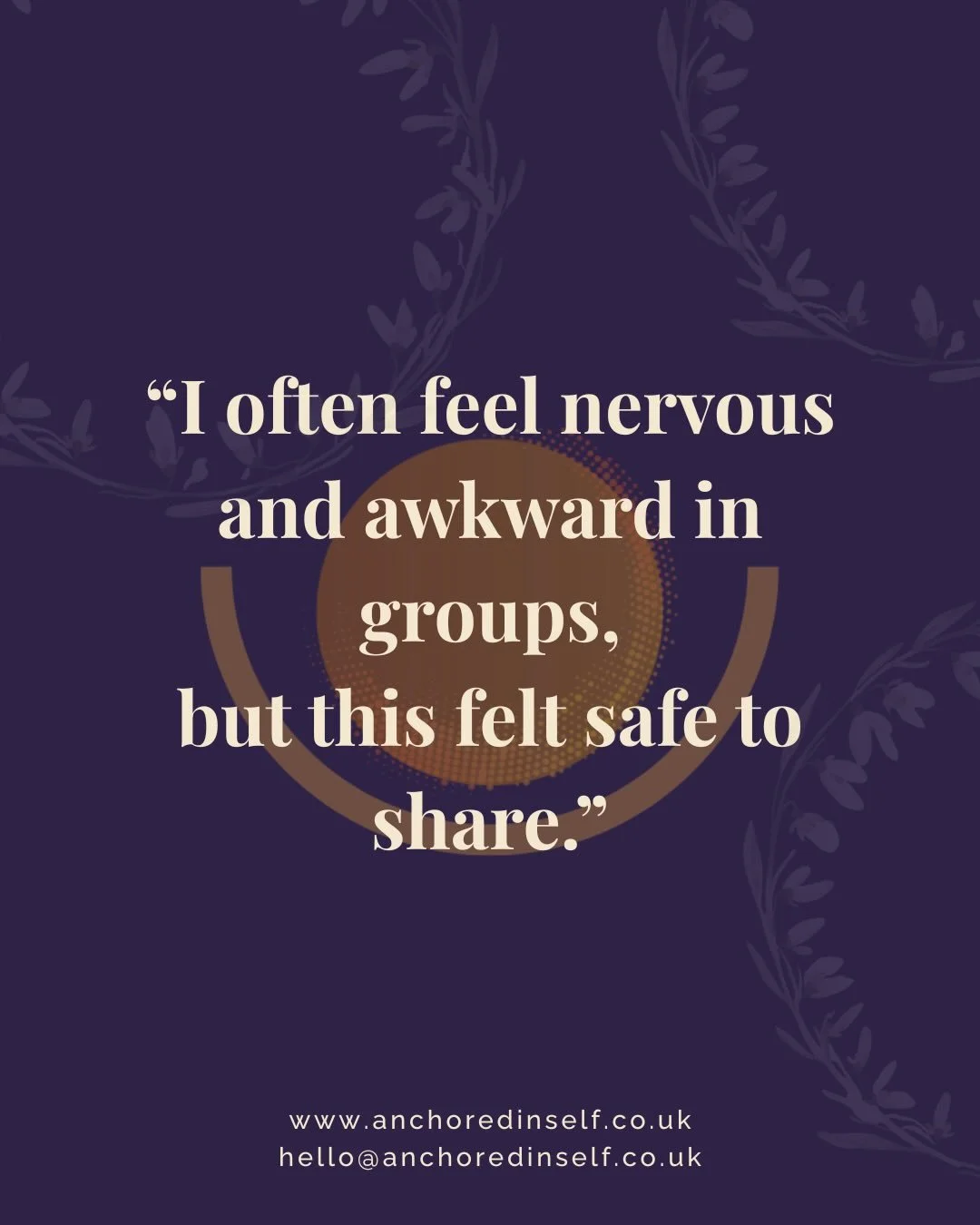 These are some words from neurodivergent folks attending my recent circles 💚🌟💚

&ldquo;These circles felt safe to share.&rdquo;
&ldquo;There was no expectation.&rdquo;
&ldquo;I felt beautifully held.&rdquo;

People who often feel nervous or awkwar