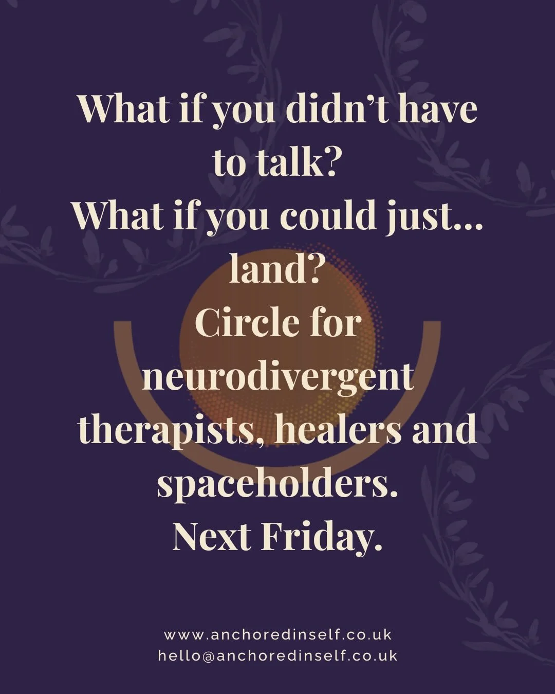You hold space for other people&rsquo;s grief.
Other people&rsquo;s trauma.
Other people&rsquo;s nervous systems.
You are the regulated one.
The steady one.
The one who holds.

And if you&rsquo;re neurodivergent, you might also be the one who is quie