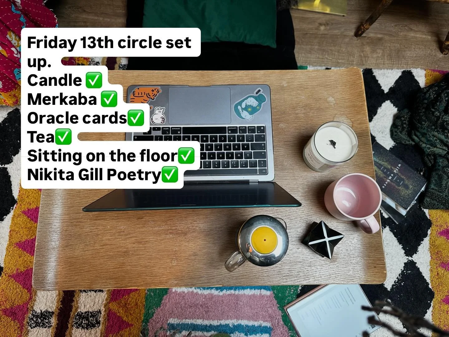 I love running circles for space holders. It&rsquo;s always such a joy to see who feels called to come and gather.

Today&rsquo;s theme was about what&rsquo;s emerging. 

Reflecting on spring and how all life springs from what has come before. 

We g