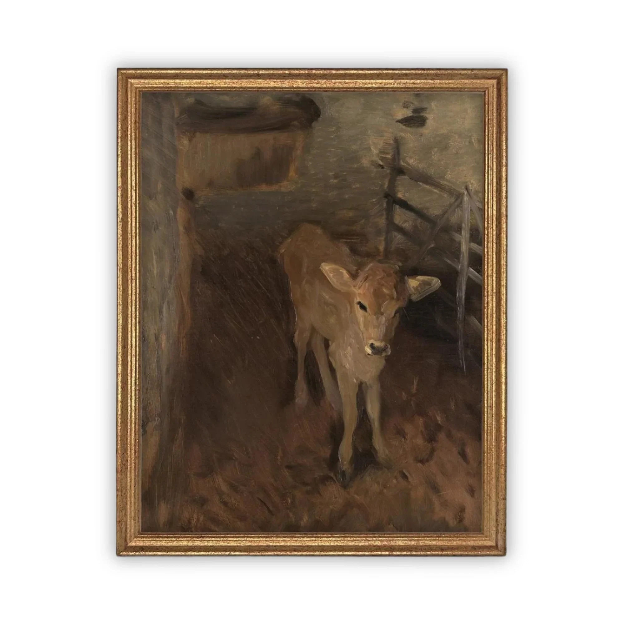 The Small Brown Calf