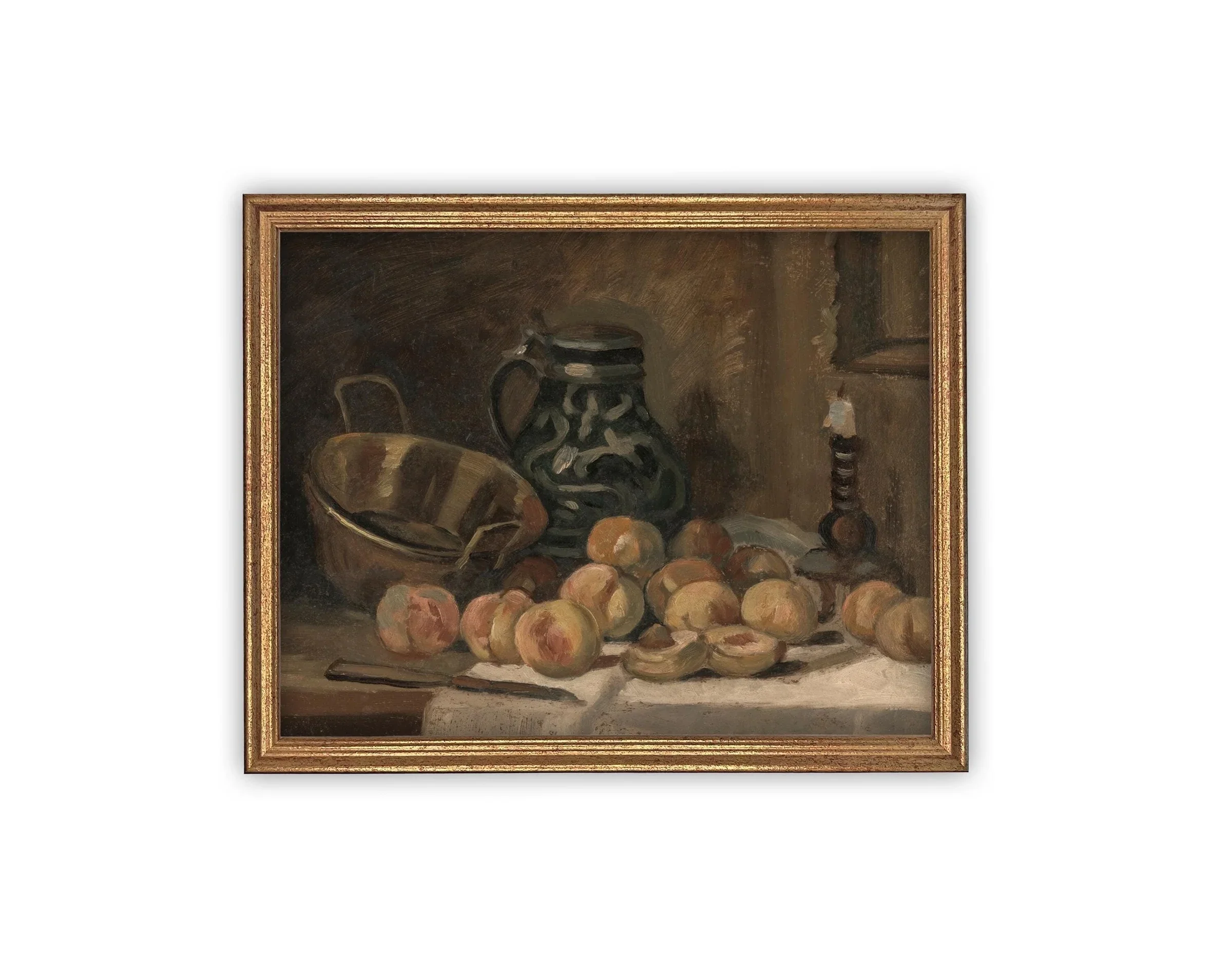 Peach Still Life