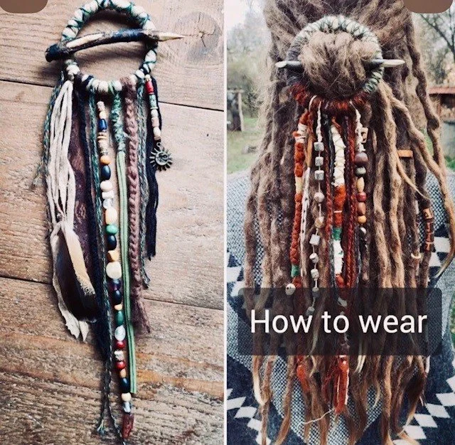 Hair ties and pins