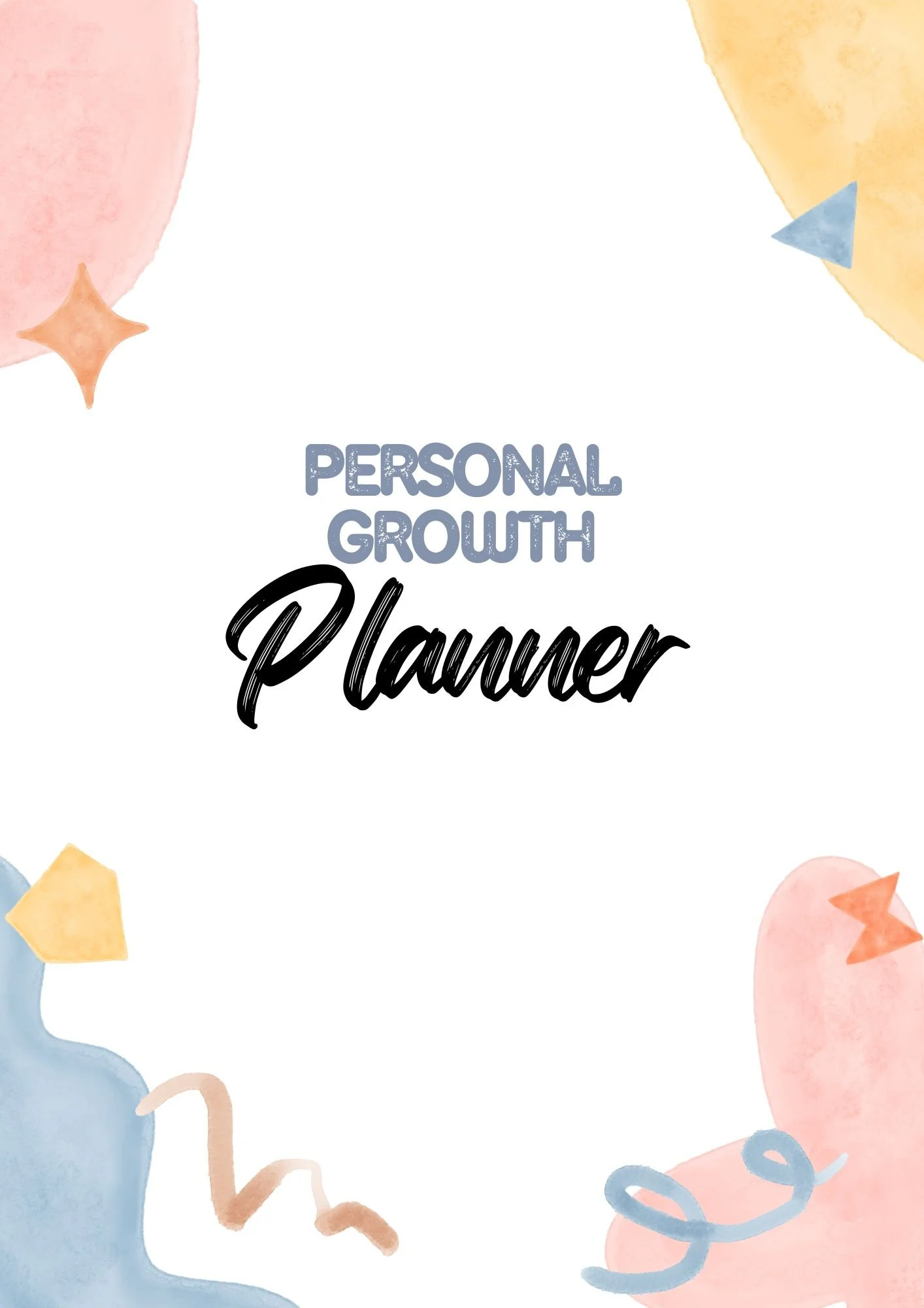 Personal Growth Planner | Digital Download (Canva Template)