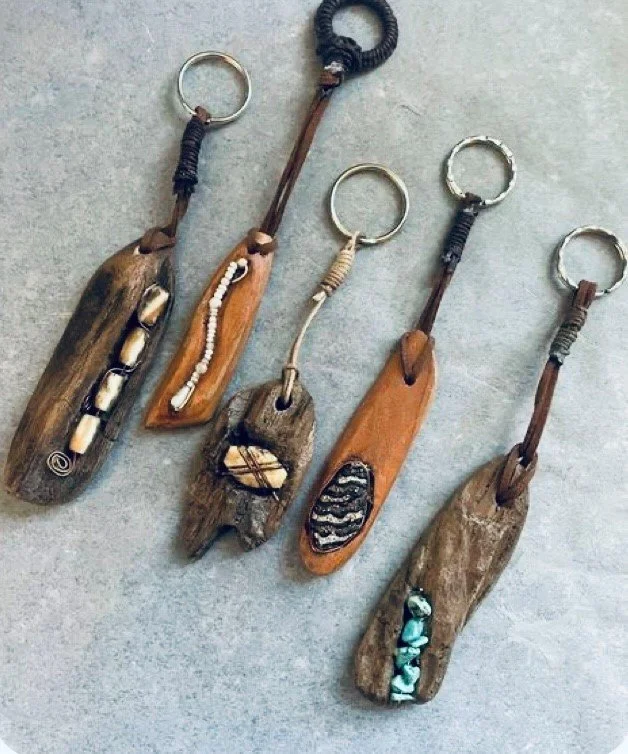 Earthy key chains