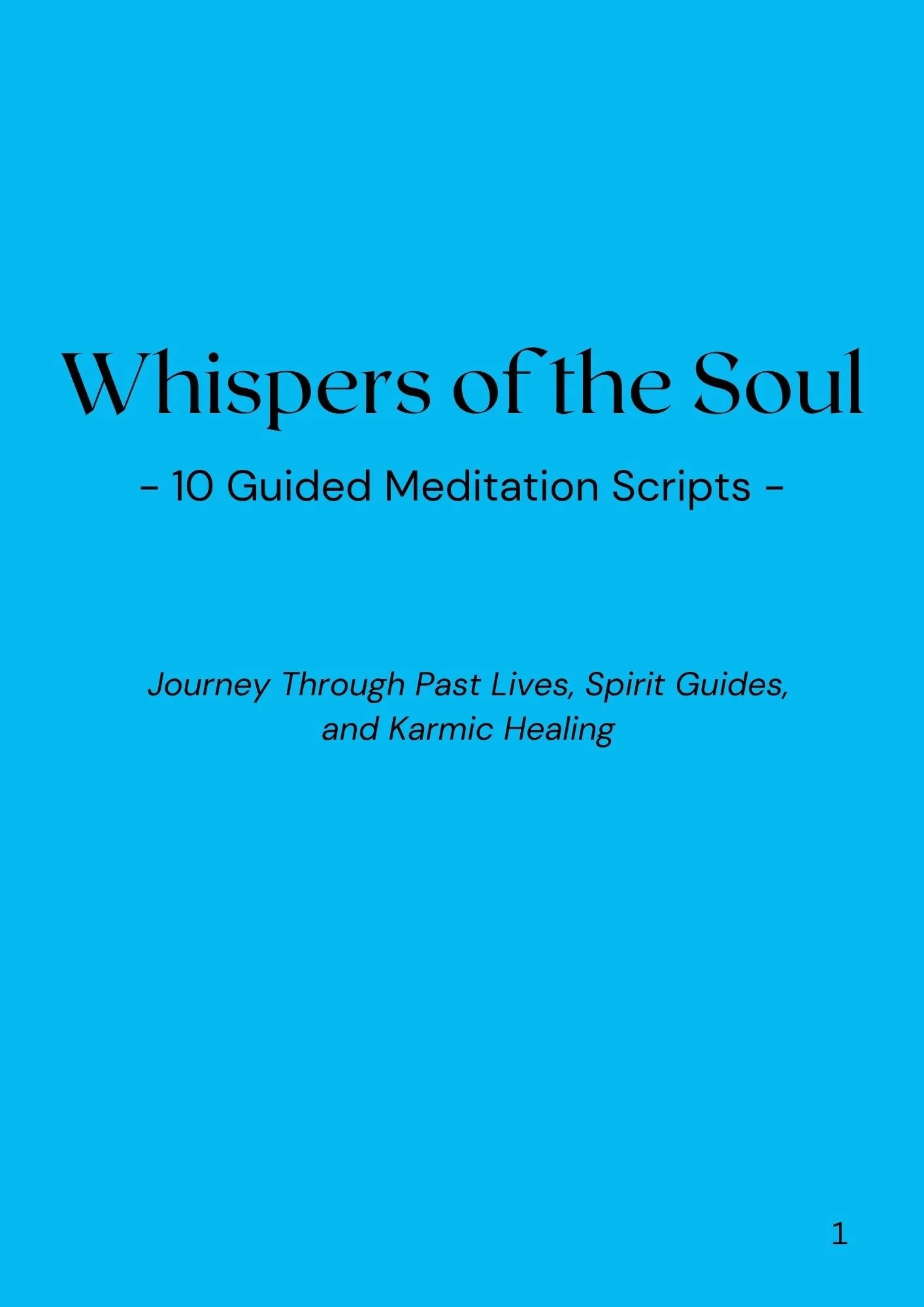 Whispers of the Soul | 10 Guided Meditation Scripts for Inner Connection (Digital Download)