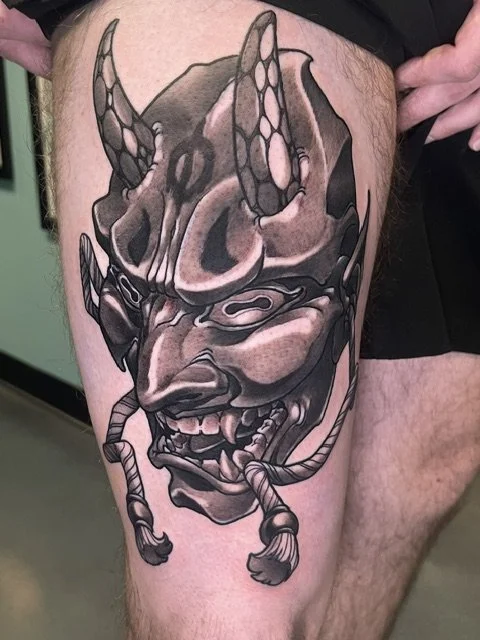 Hanya Mask Tattoo