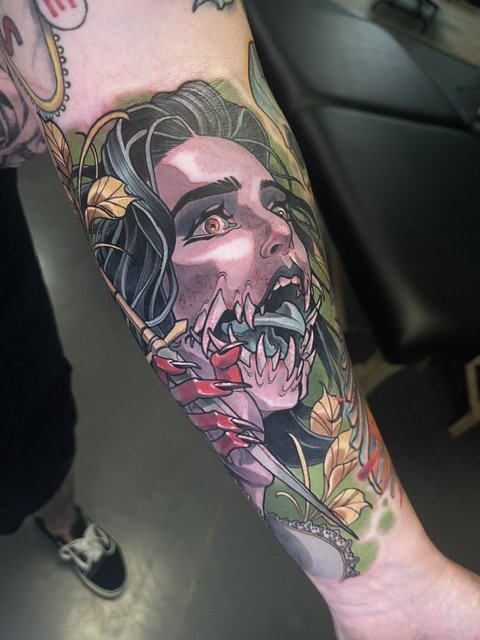 Kuchisake-Onna Tattoo