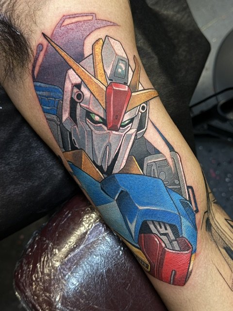 Gundam Zeta Tattoo