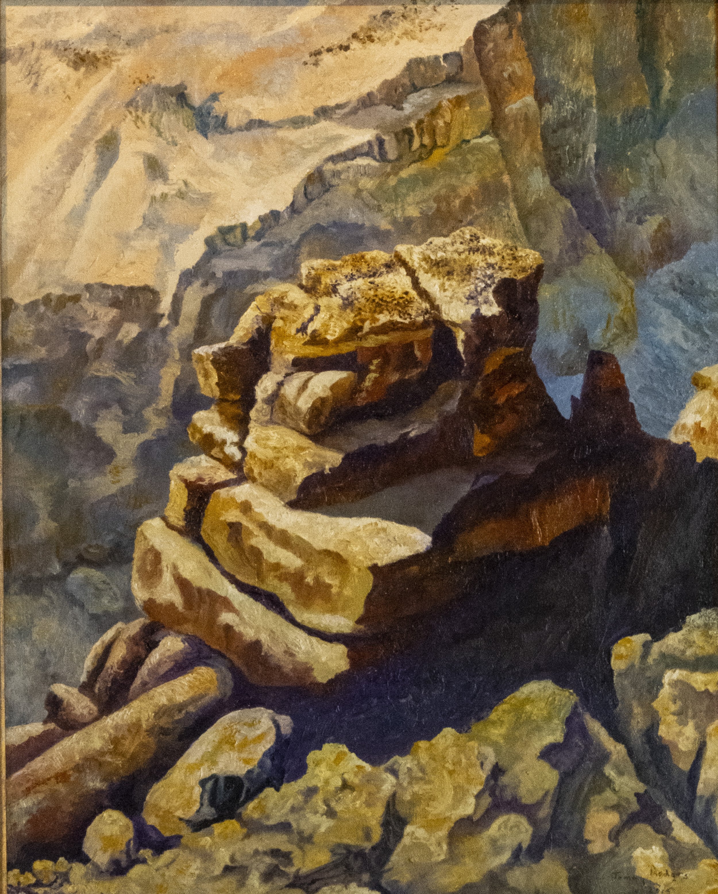 Rocks in the Grand Canyon, 16" x "20