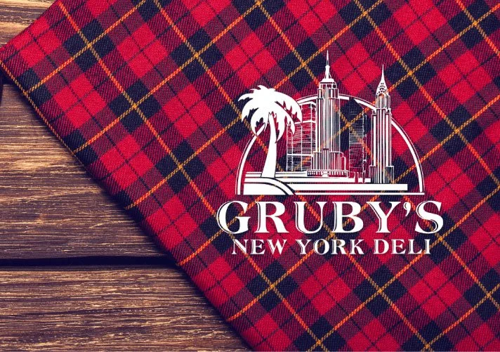 grubys deli logo on rbc heritage golf paid print