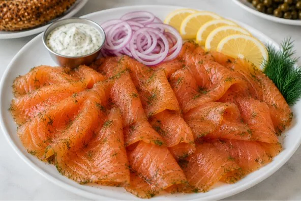 Plate of Gravlax