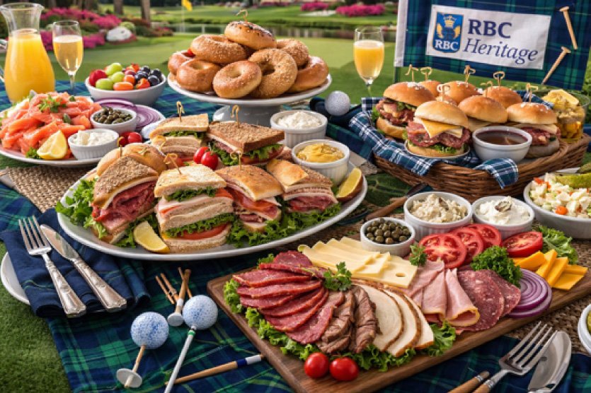 sandwich catering platters rbc heritage golf week