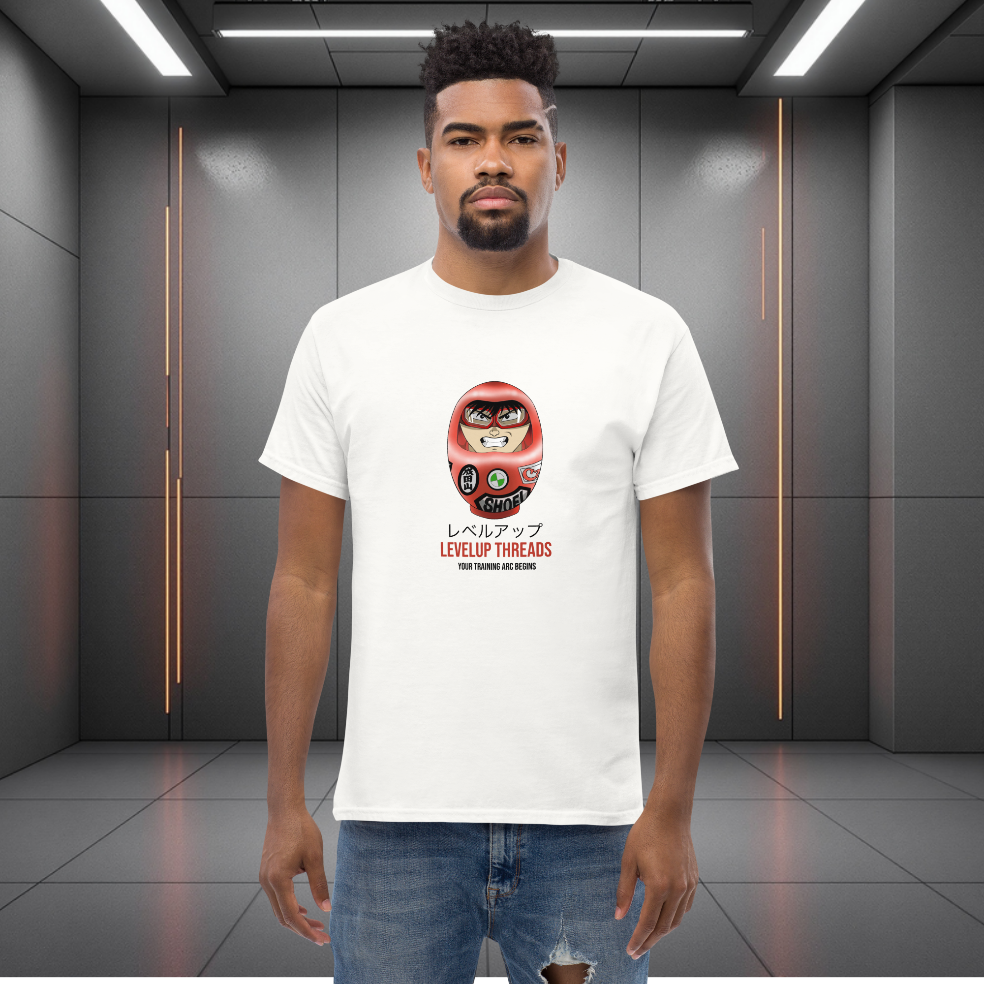 Neo-Tokyo Daruma Unisex Tee - Set Your Intentions Drop