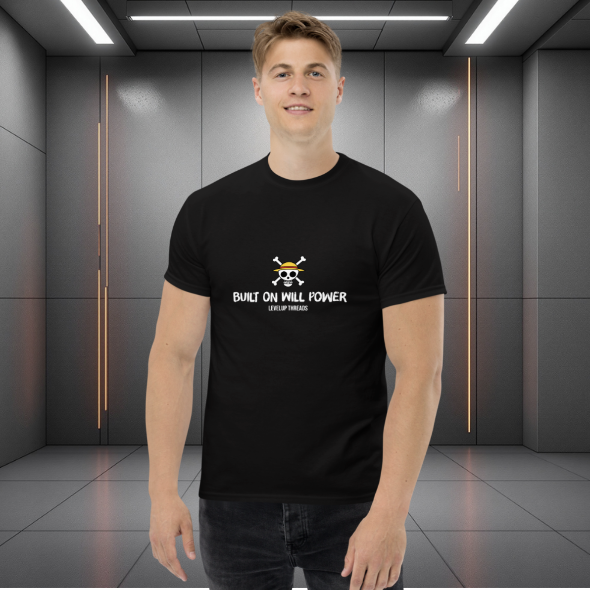 Built On Will Power Unisex Tee - Your Training Arc Begins Drop