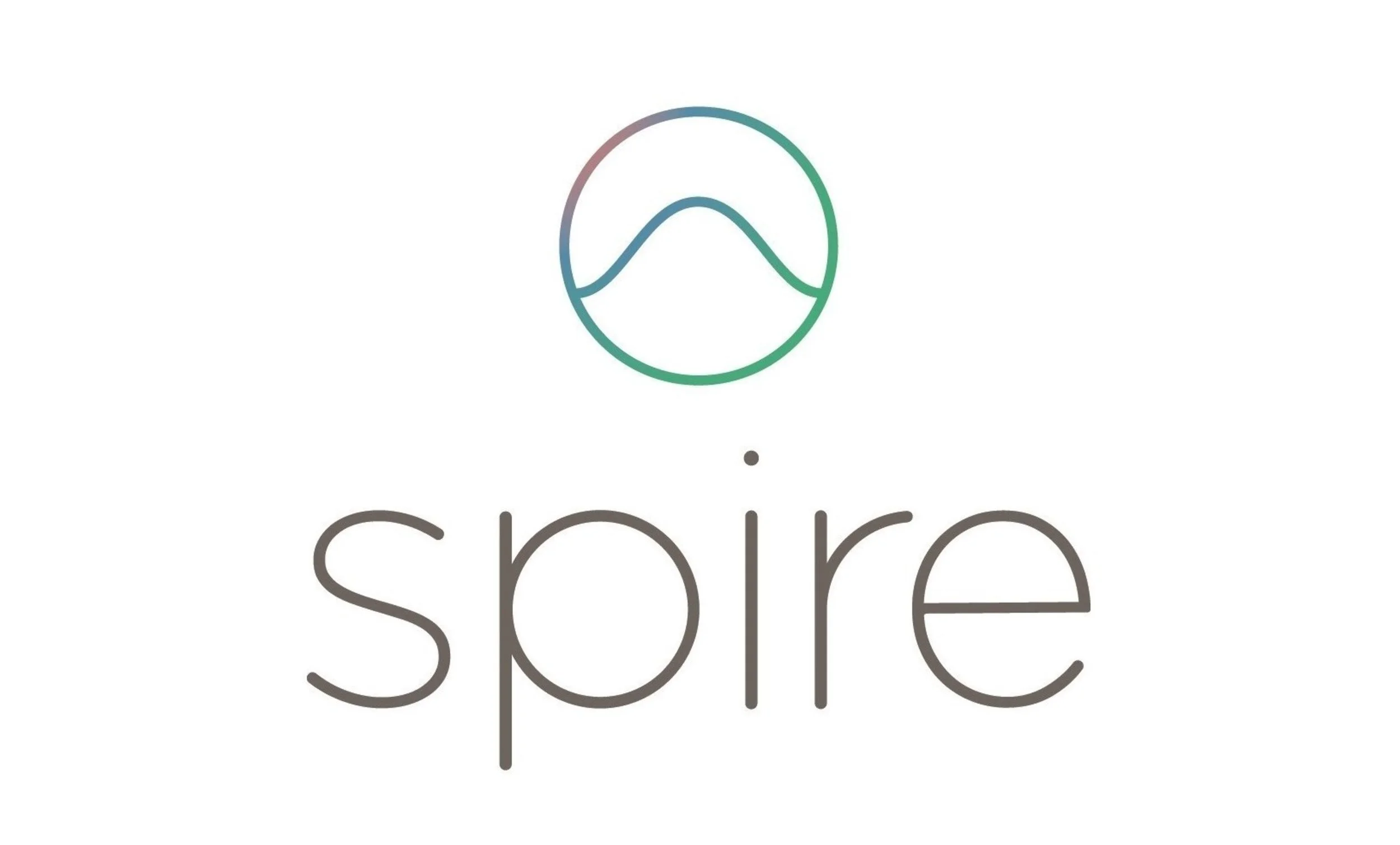Spire logo with a circular icon above the word 'spire' in lowercase letters.