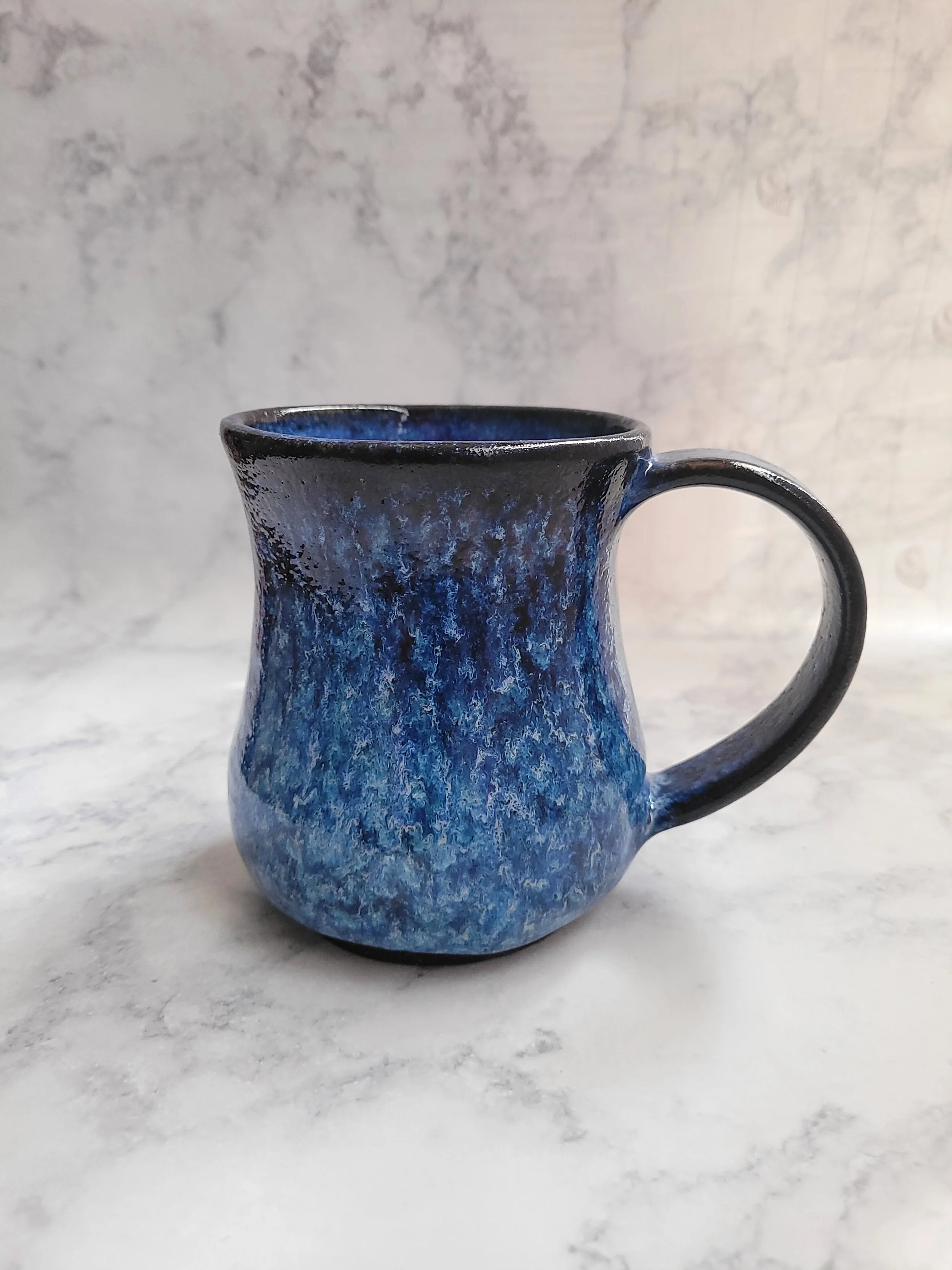 16 oz Blue Speckel Mug