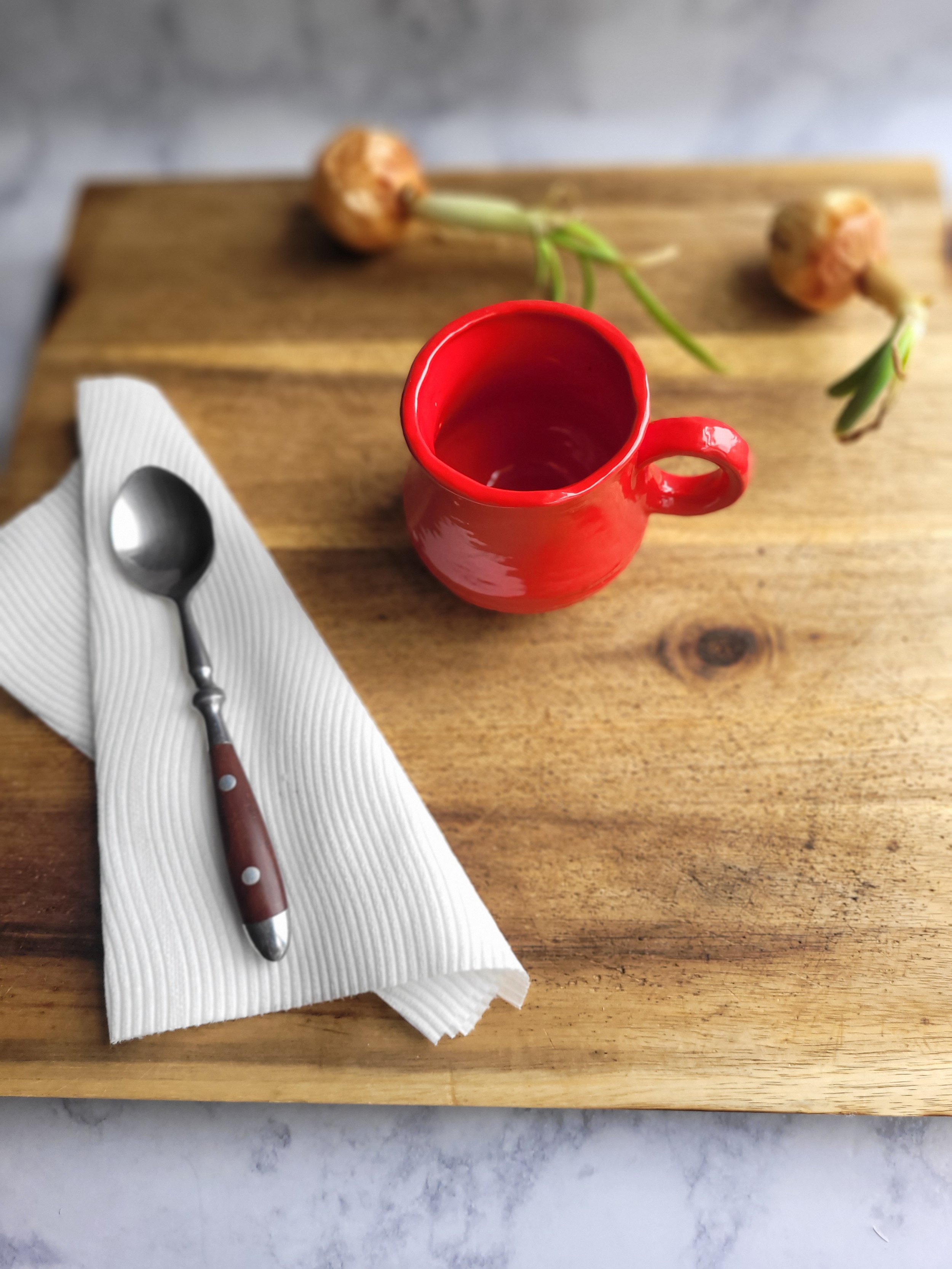 4 oz Red Gloss Mug.