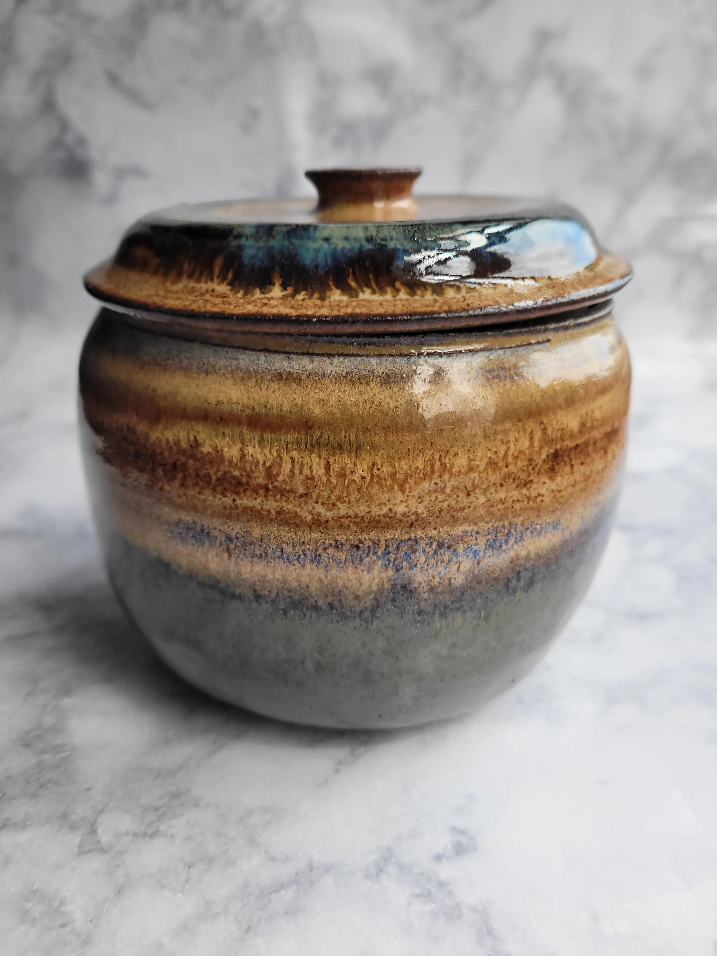 Big Belly Lidded Jar