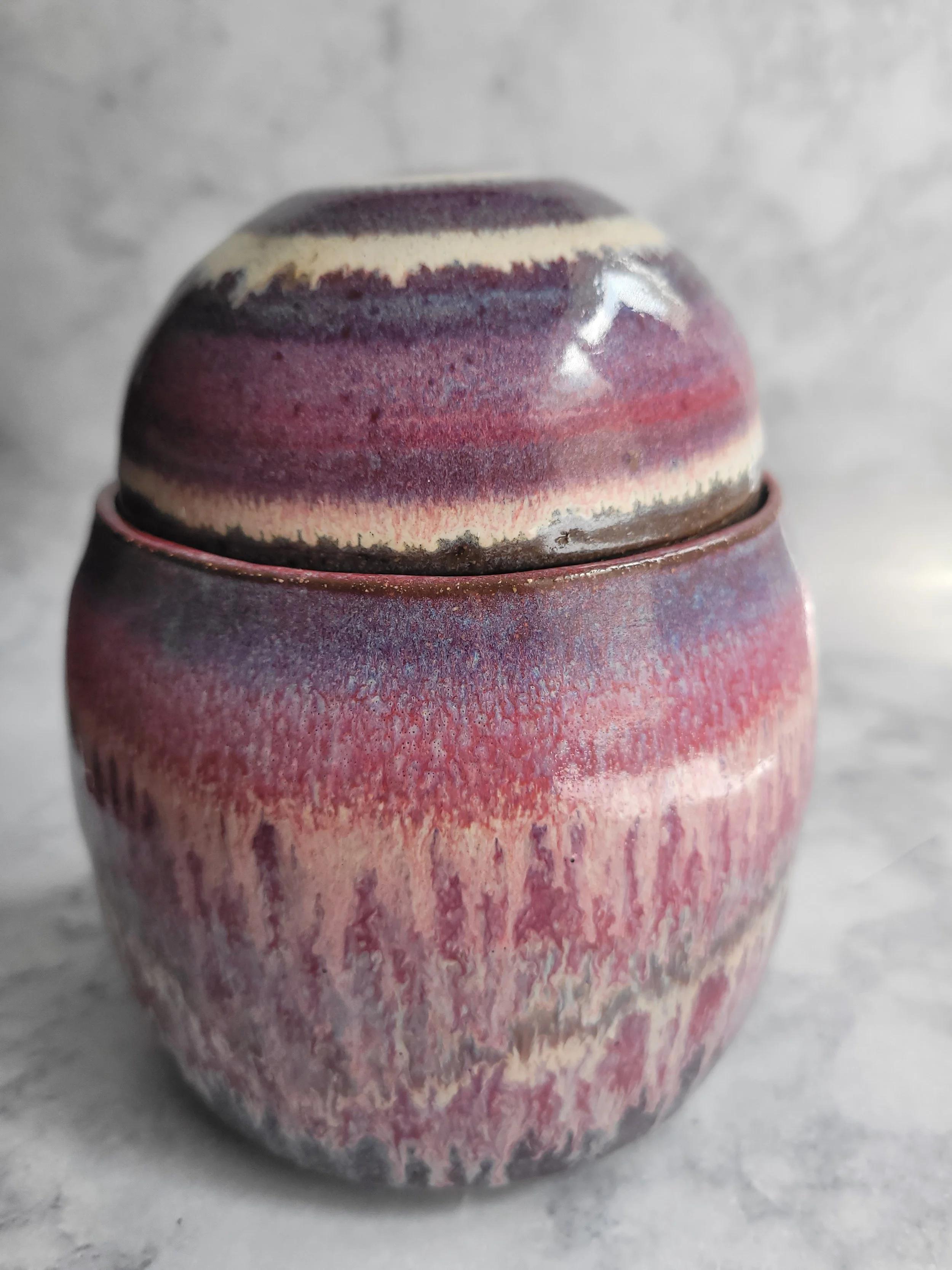 Rose lidded Jar