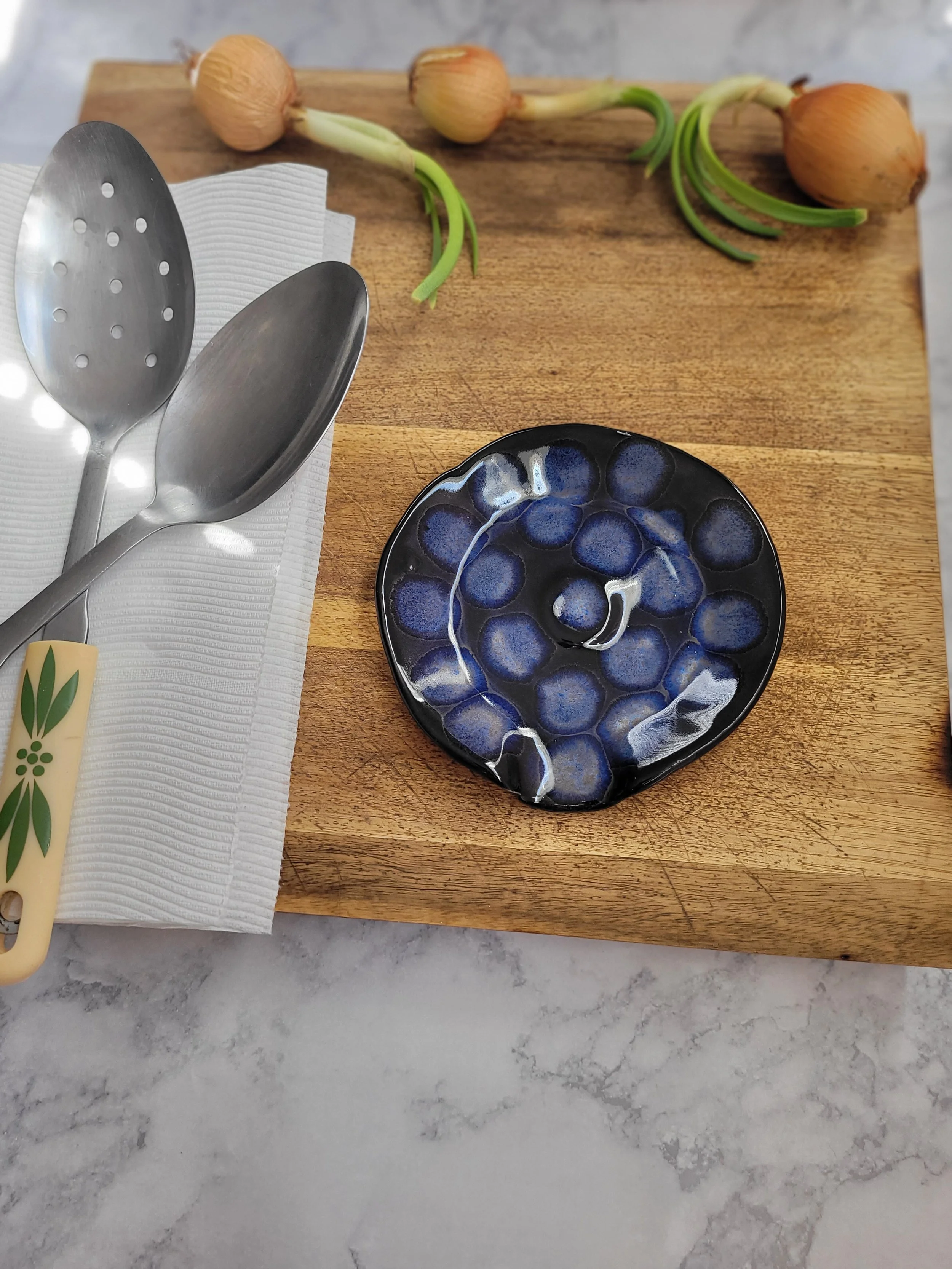 Indigo Galaxy Spoon Rest.