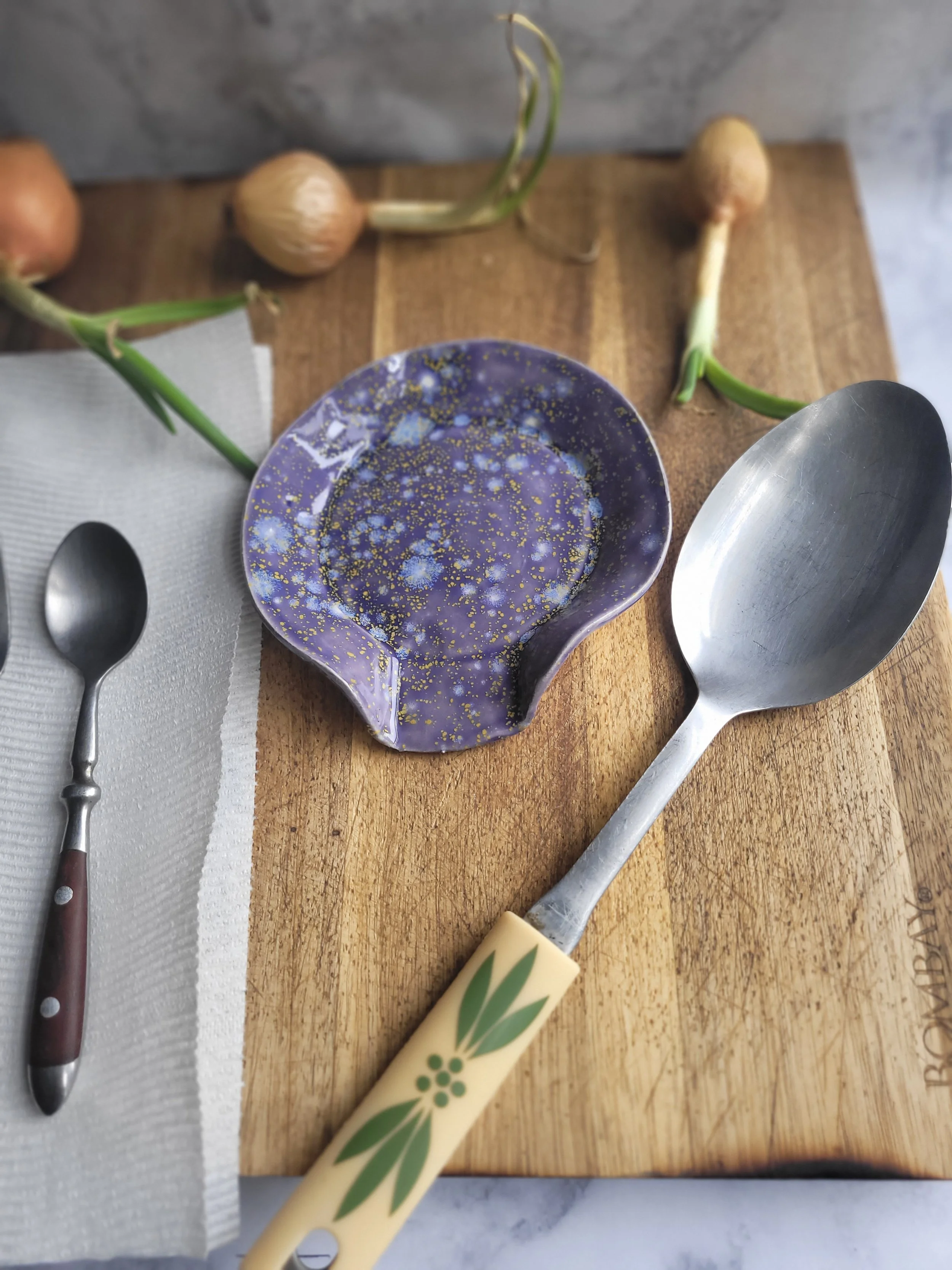 Stary Haze Spoon Rest.