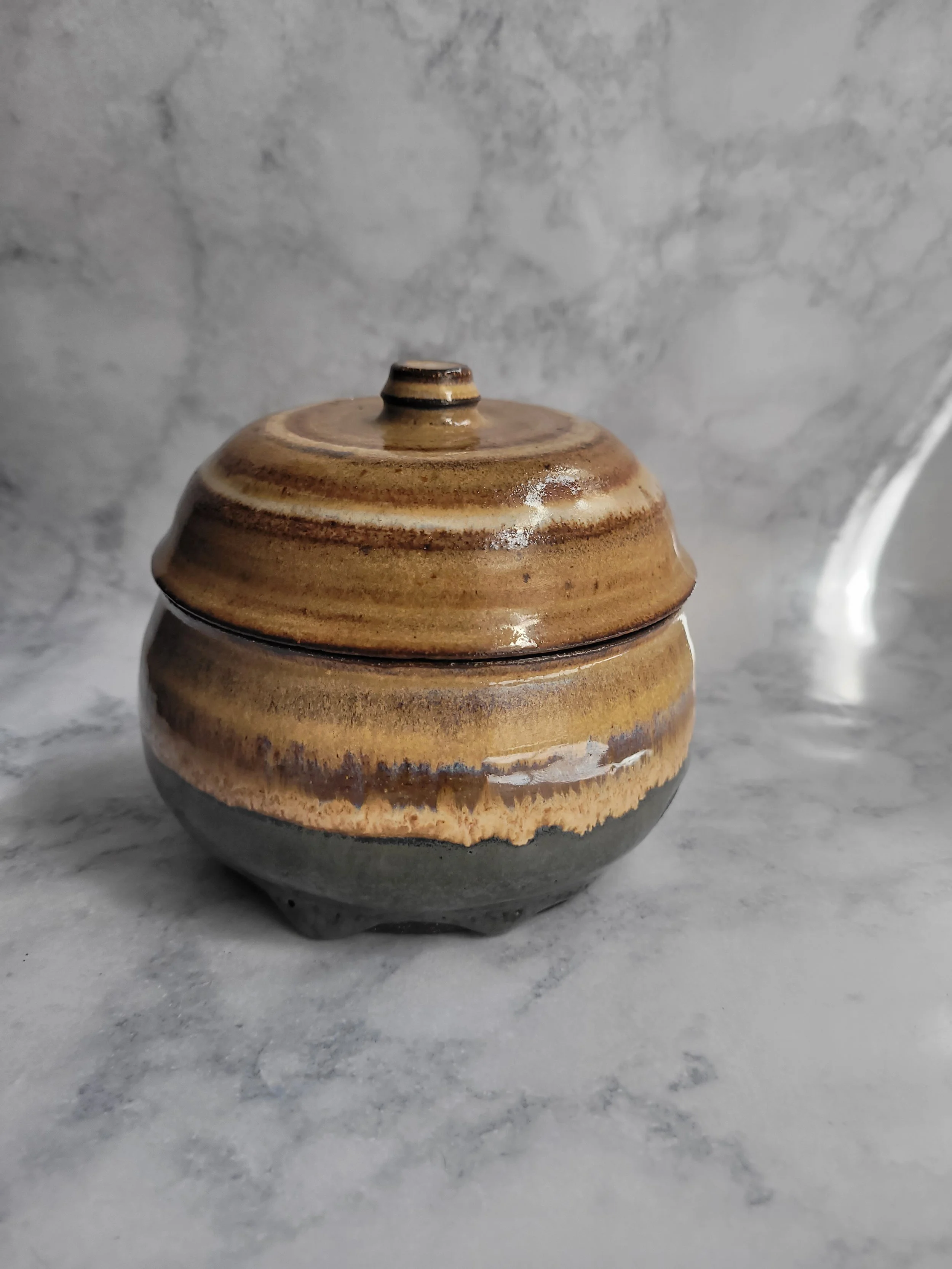 Moss Covered Jar 