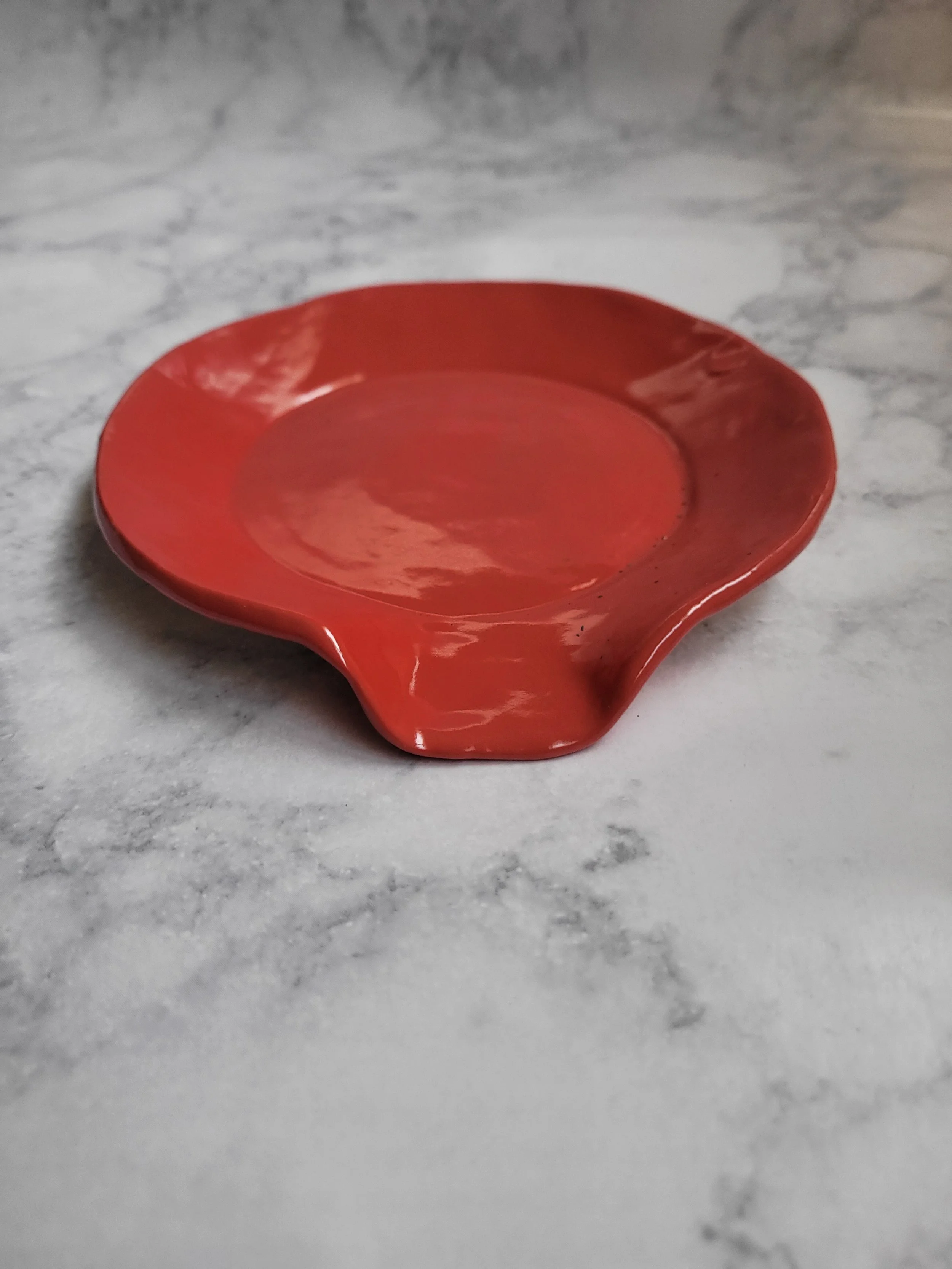 Red Gloss Spoon Rest