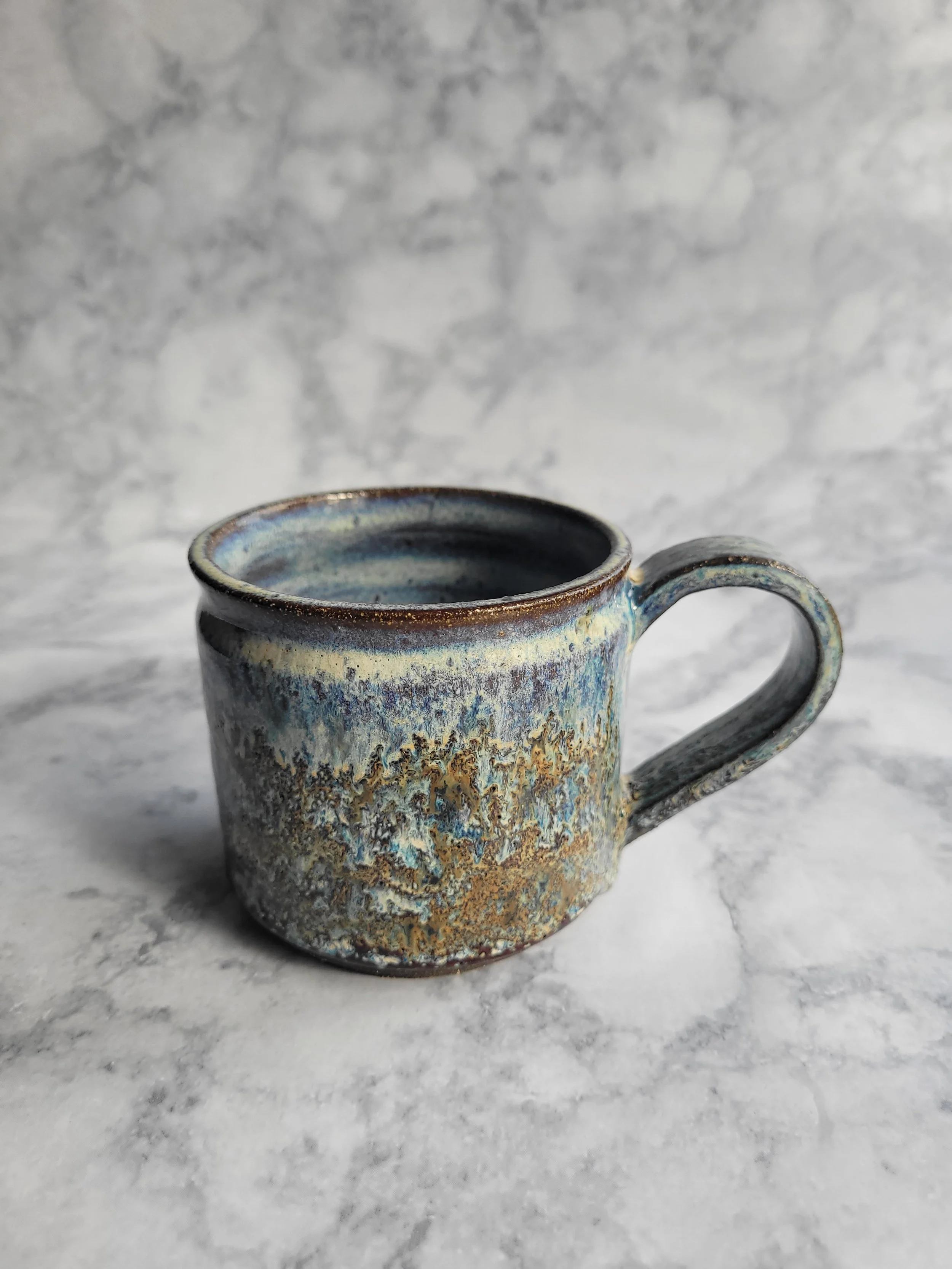 8 oz Speckeld Cream Mug