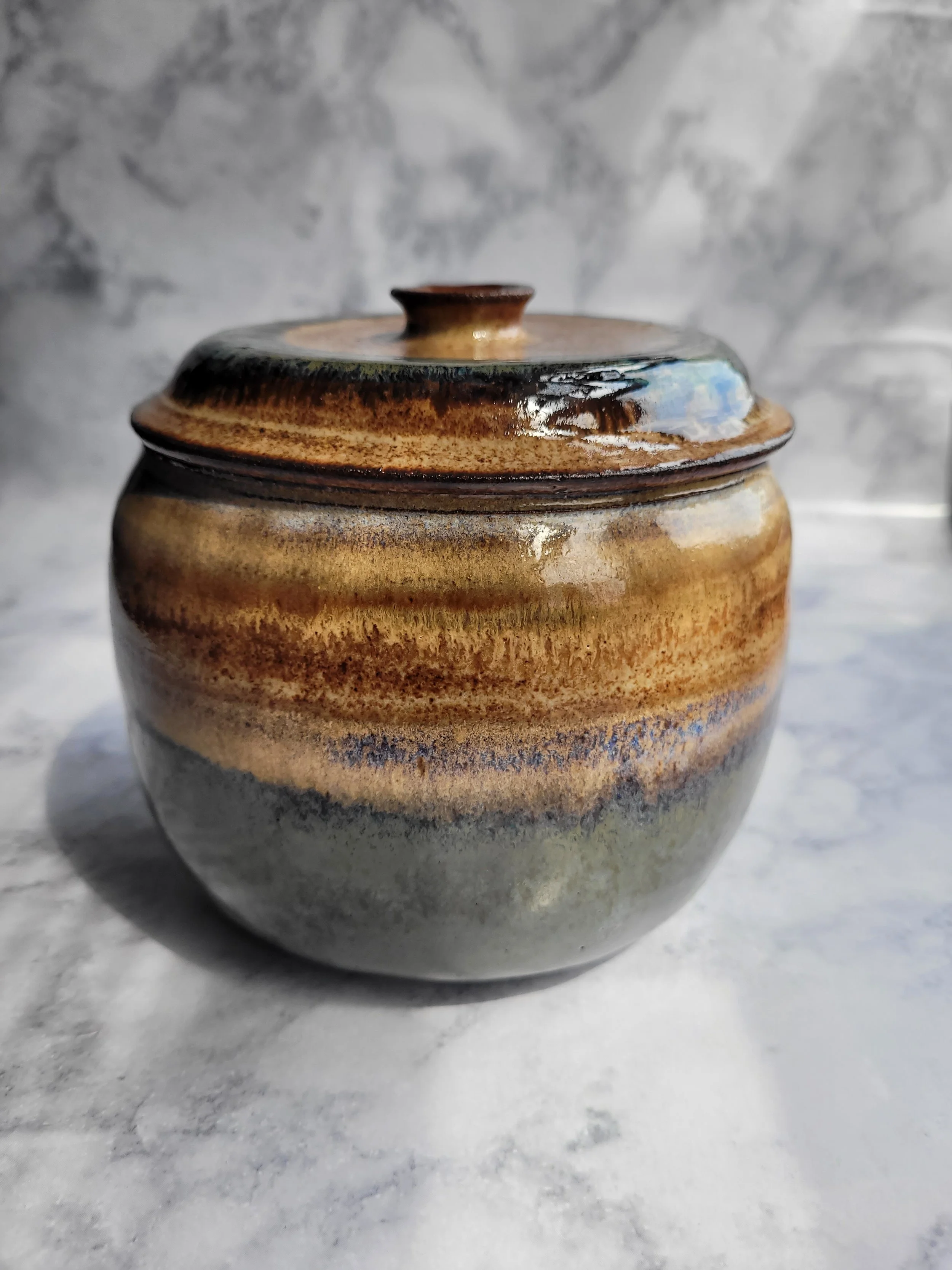 Big Belly Lidded Jar.
