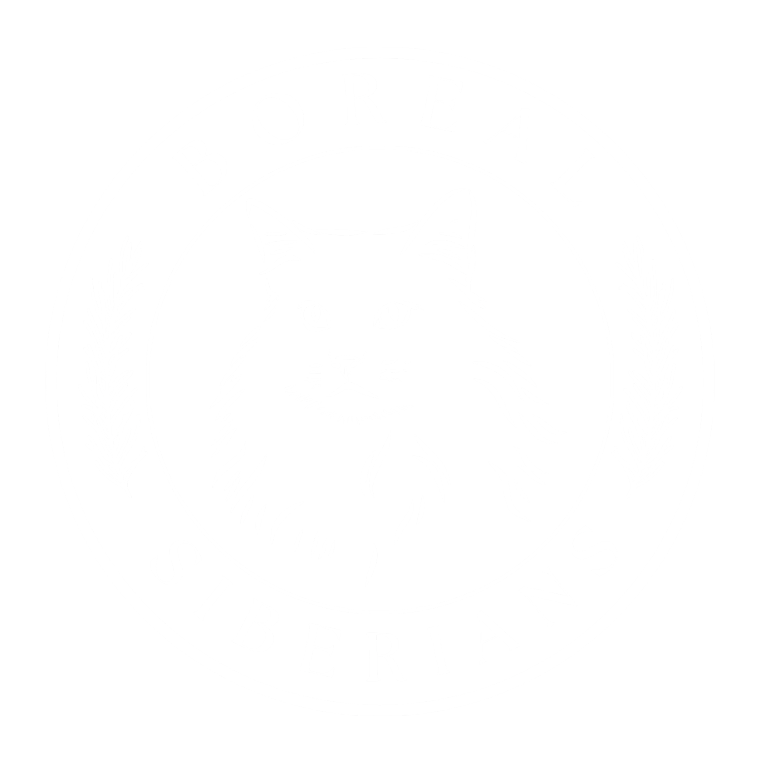 Black and white logo for Boreal Siberians featuring a detailed illustration of a Siberian cat's face inside a circular border, with the words "Boreal Siberians" around the top and bottom edges.