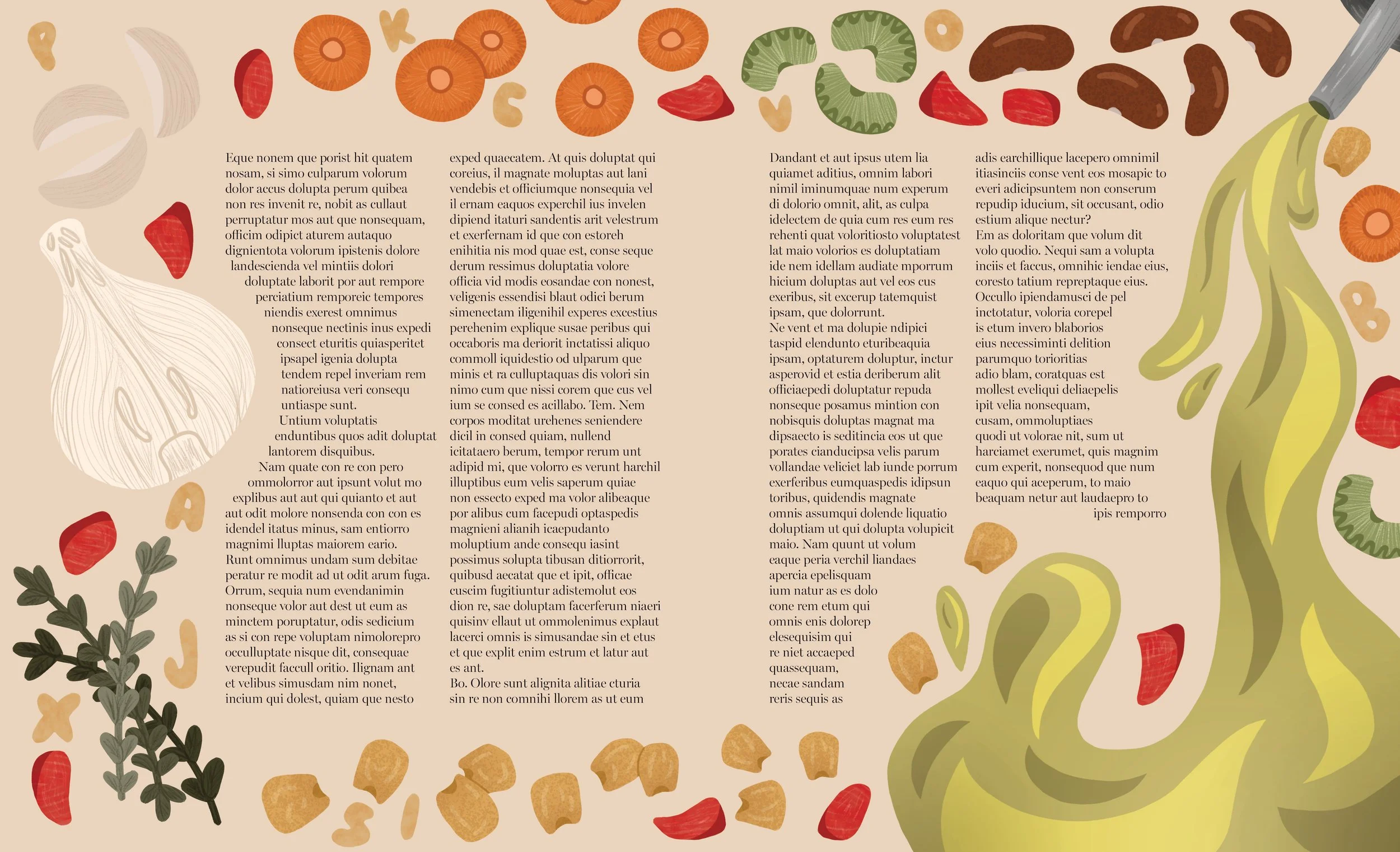 Soup Season Magazine Spread - Interior
