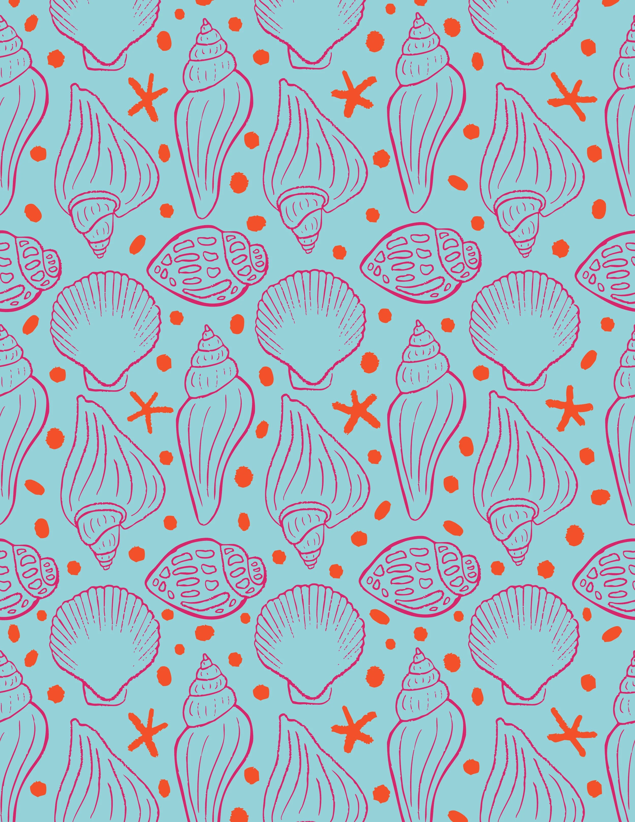 Shell Pattern - Colorway 1