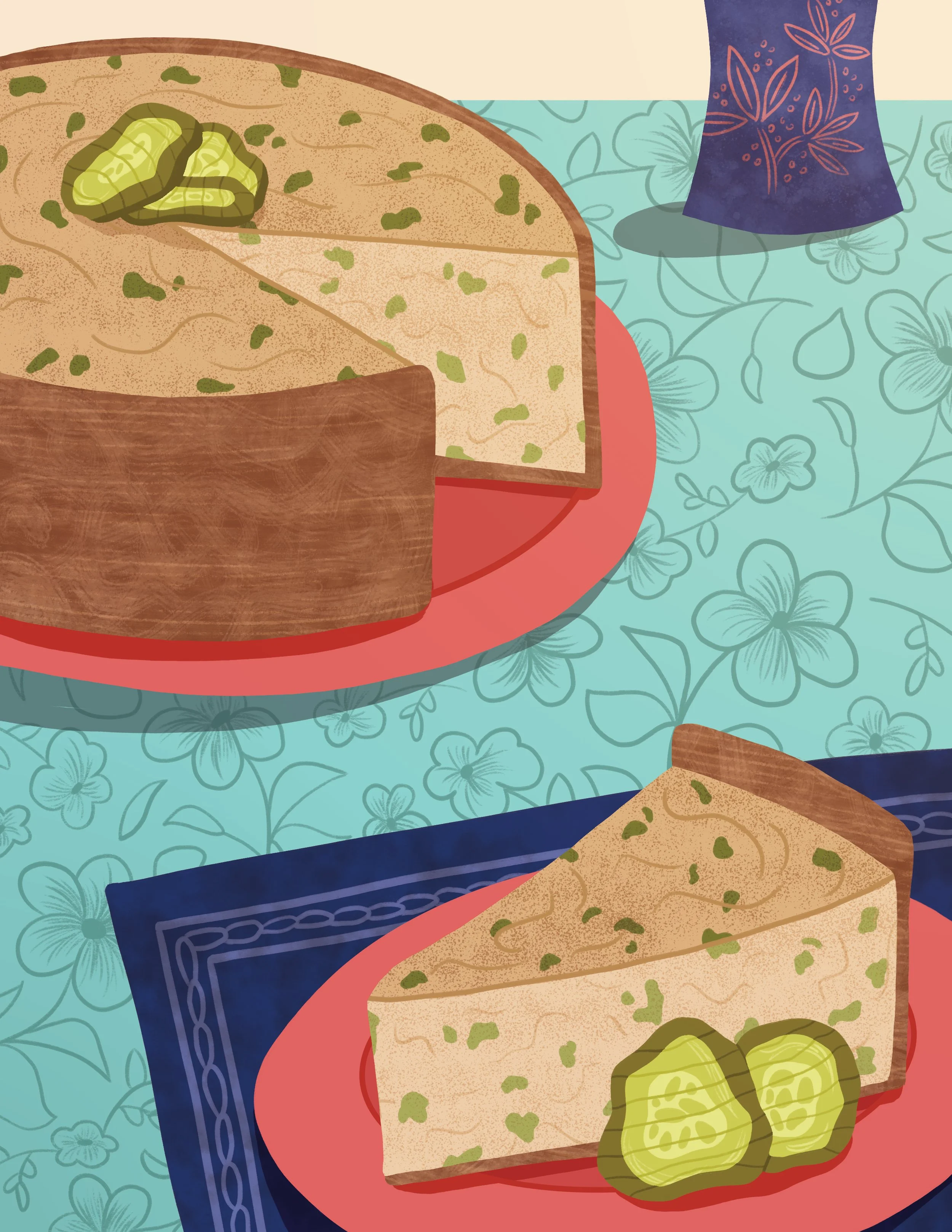 Recipes of Yesteryear - Pickle Cheesecake
