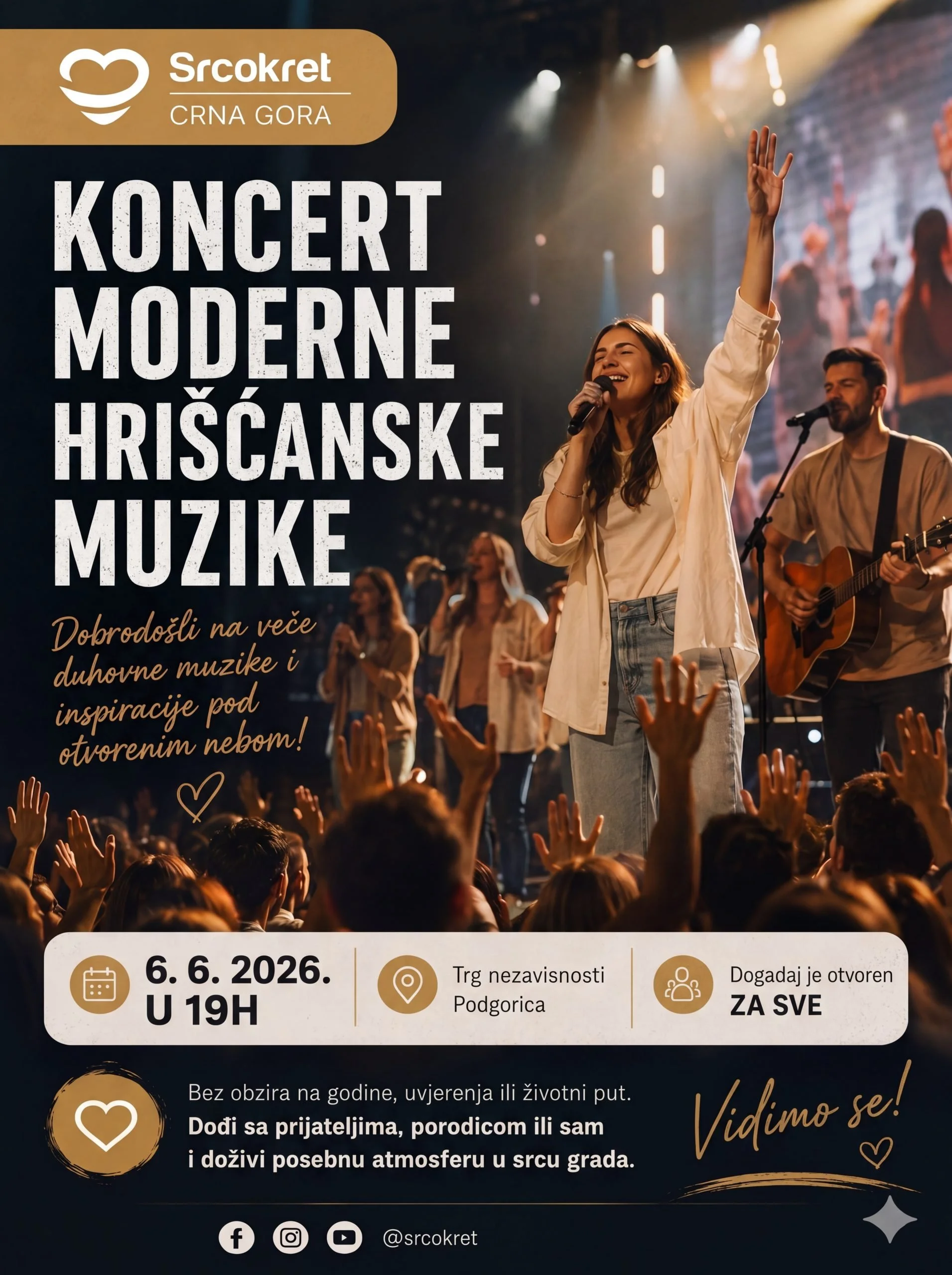 Srcokret Koncert Crna Gora Podgorica