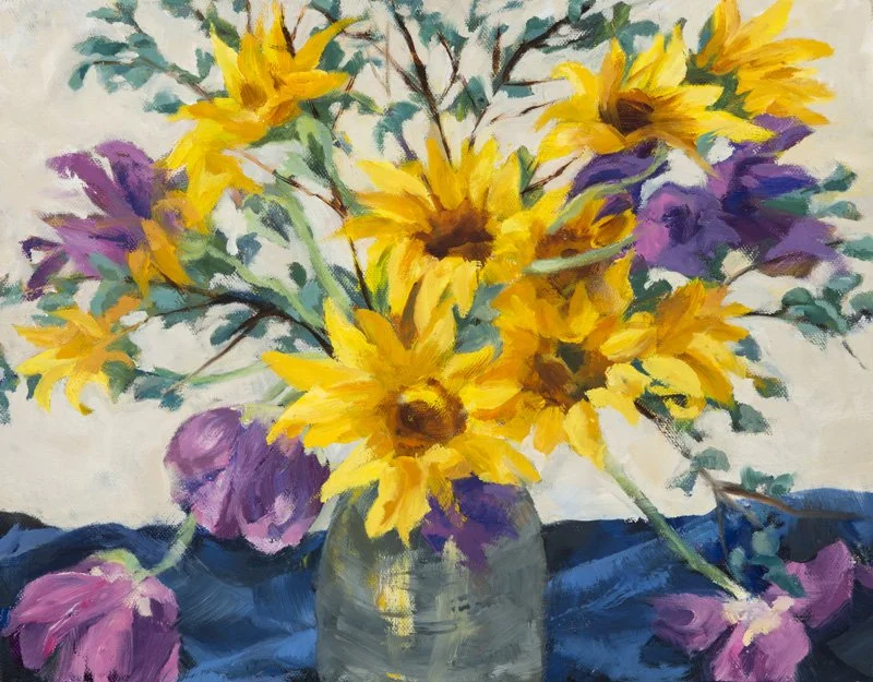 Sunflower Tulips  

 Oil | 11x14 | $485