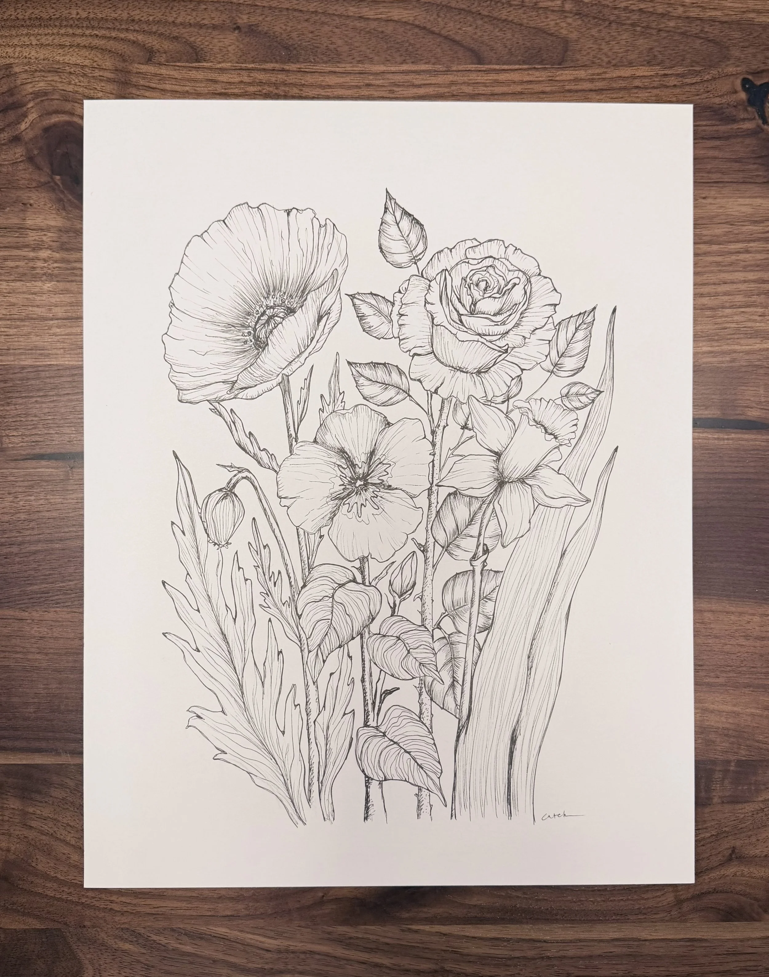 Commissioned Flower Bouquet