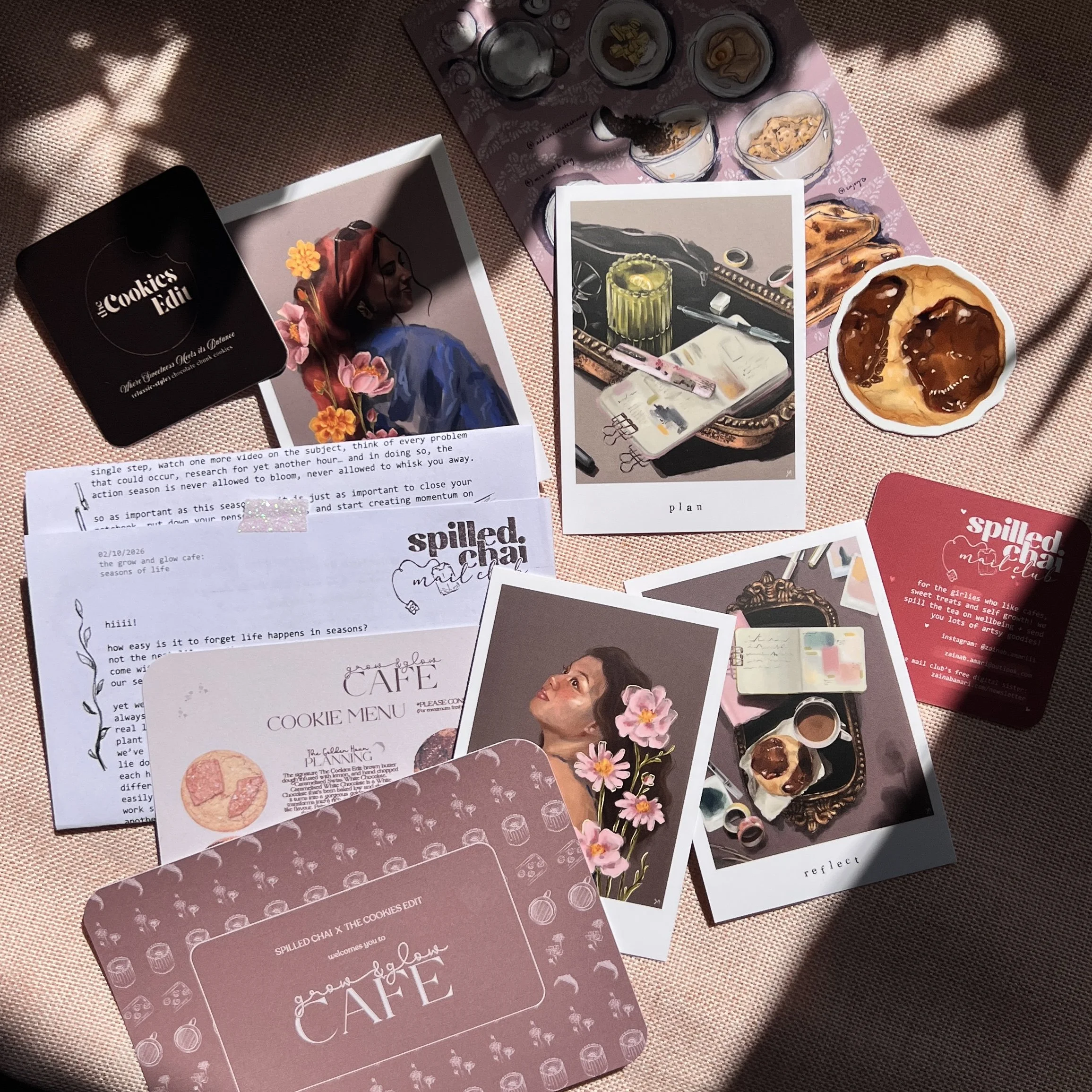 the grow & glow cafe; mailbox café